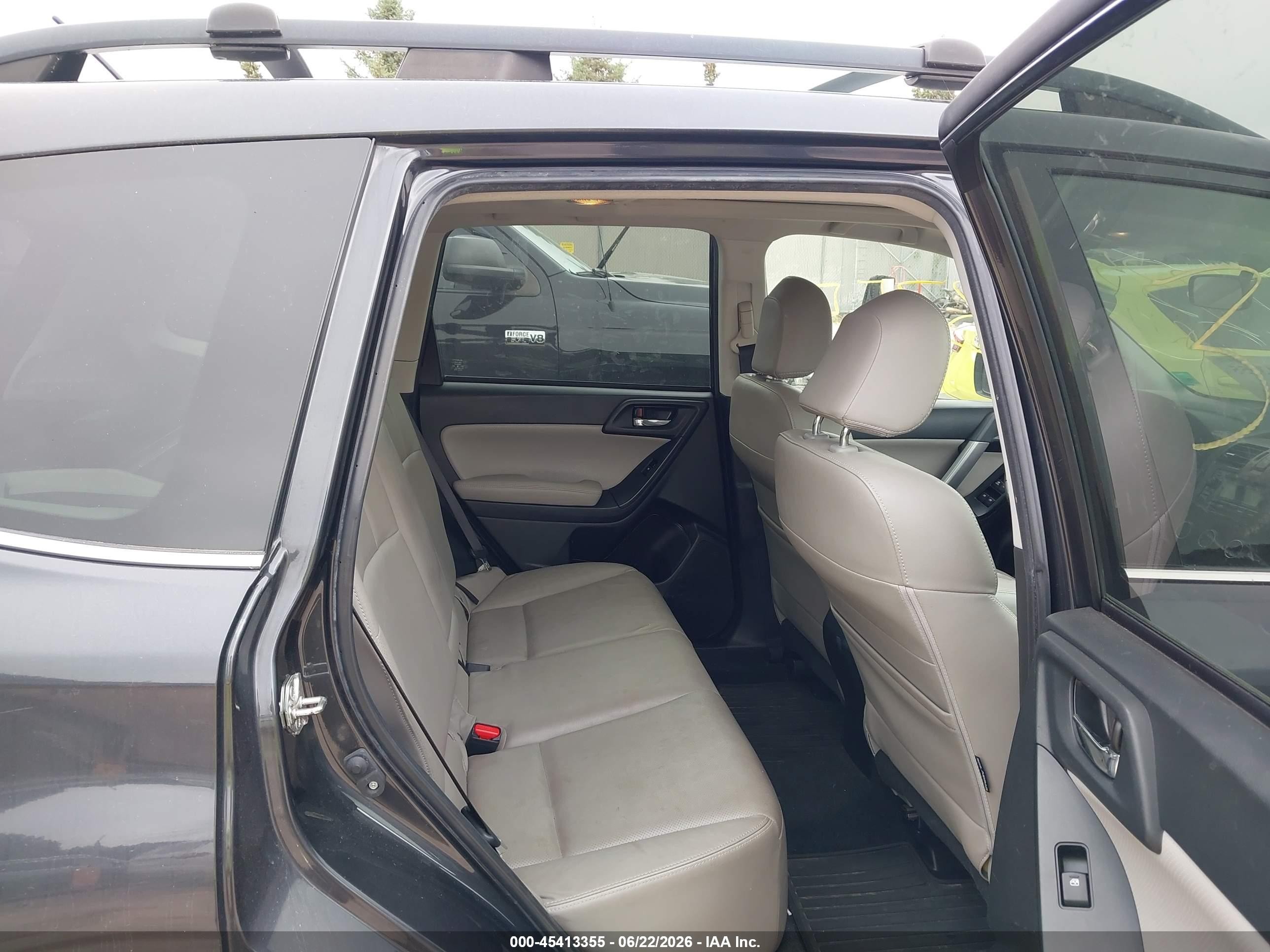 2015 Subaru Forester 2.5i Limited Черный vin: JF2SJAHC0FH406401
