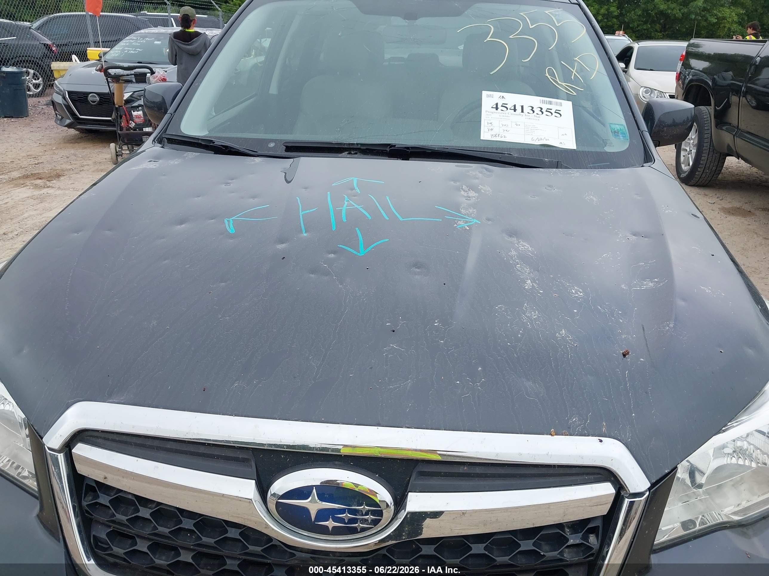 2015 Subaru Forester 2.5i Limited Черный vin: JF2SJAHC0FH406401