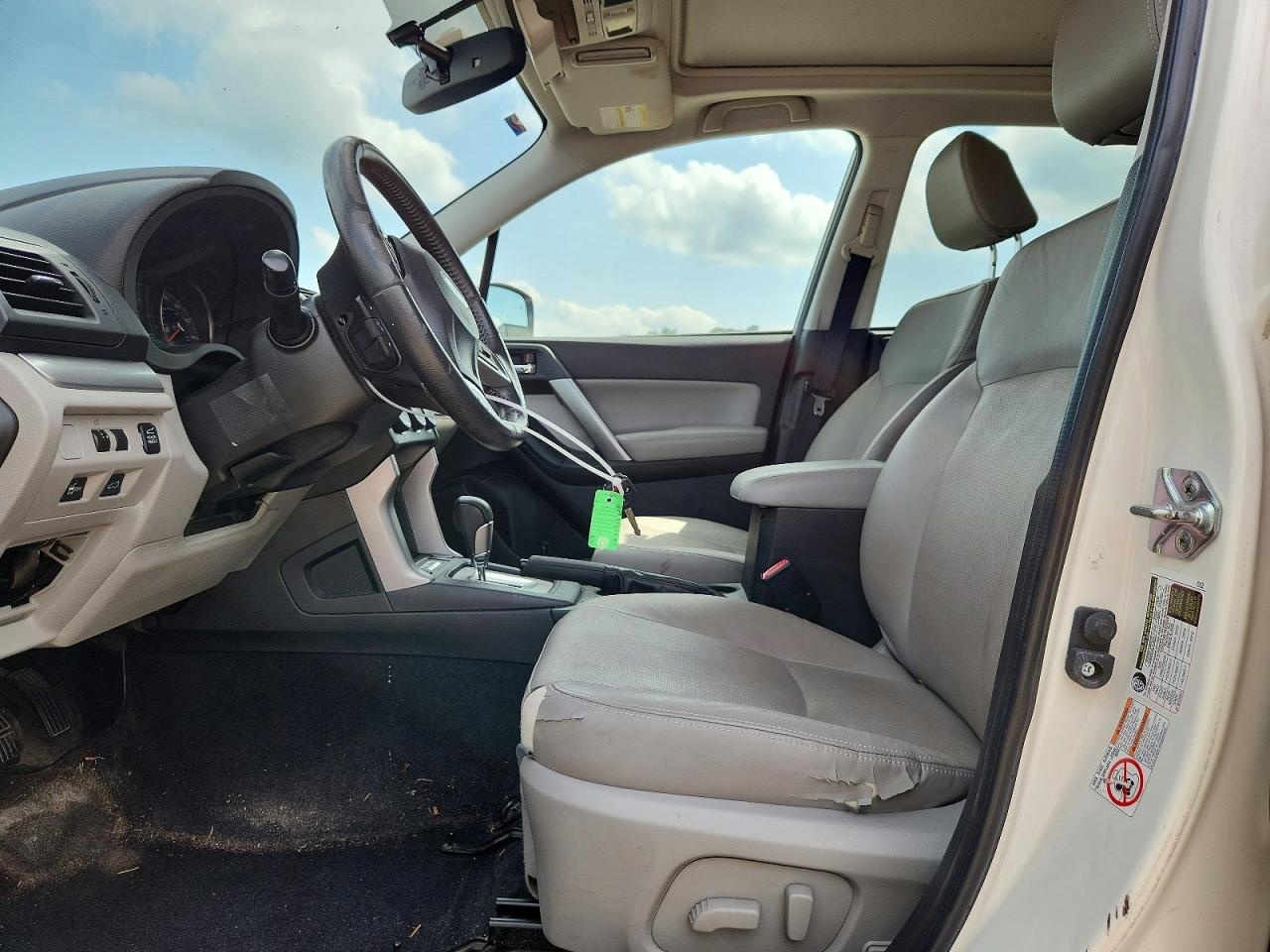 2015 Subaru Forester 2.5i Limited White vin: JF2SJAHC0FH444775