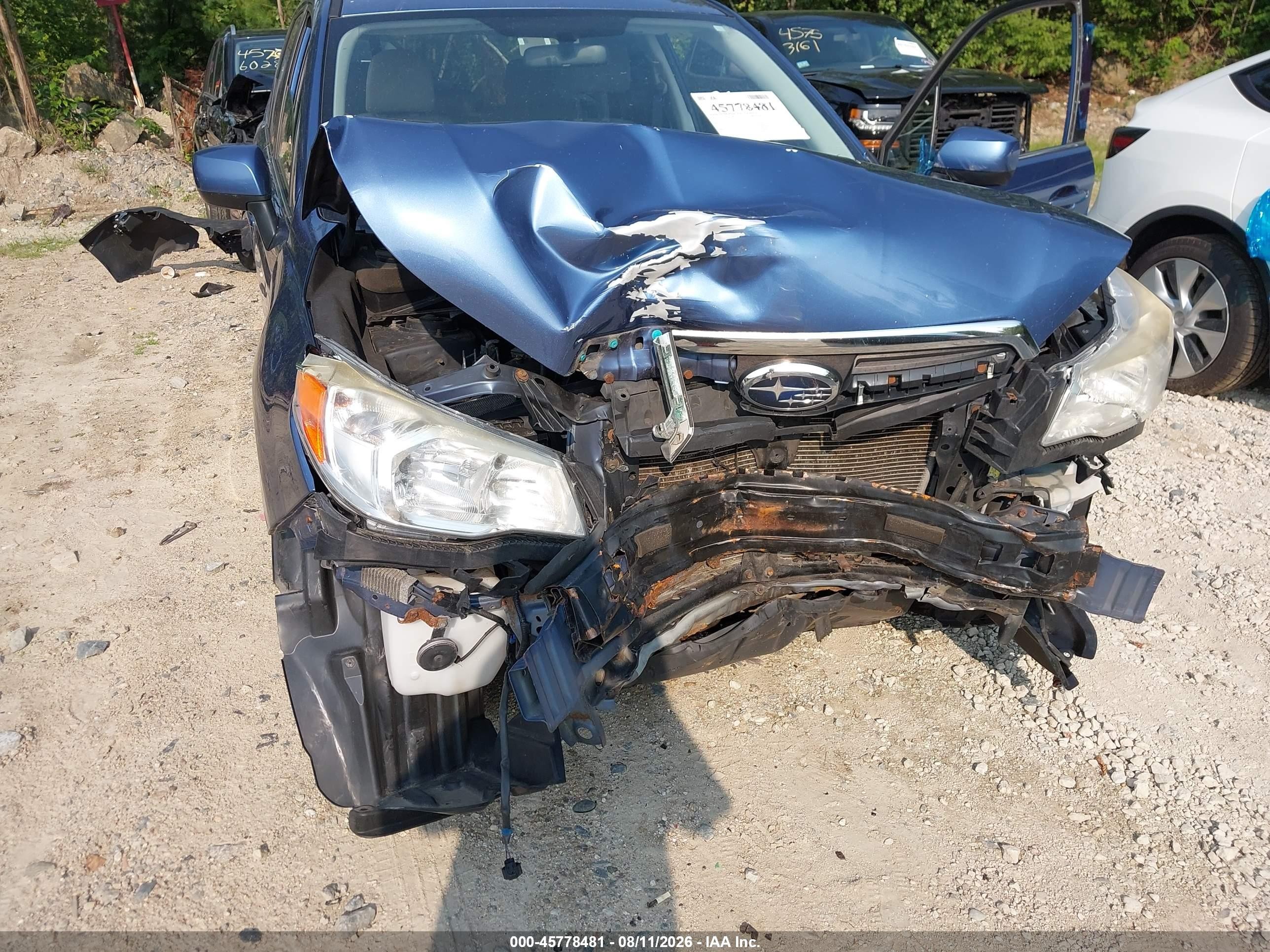 2015 Subaru Forester 2.5i Limited Blue vin: JF2SJAHC0FH451581