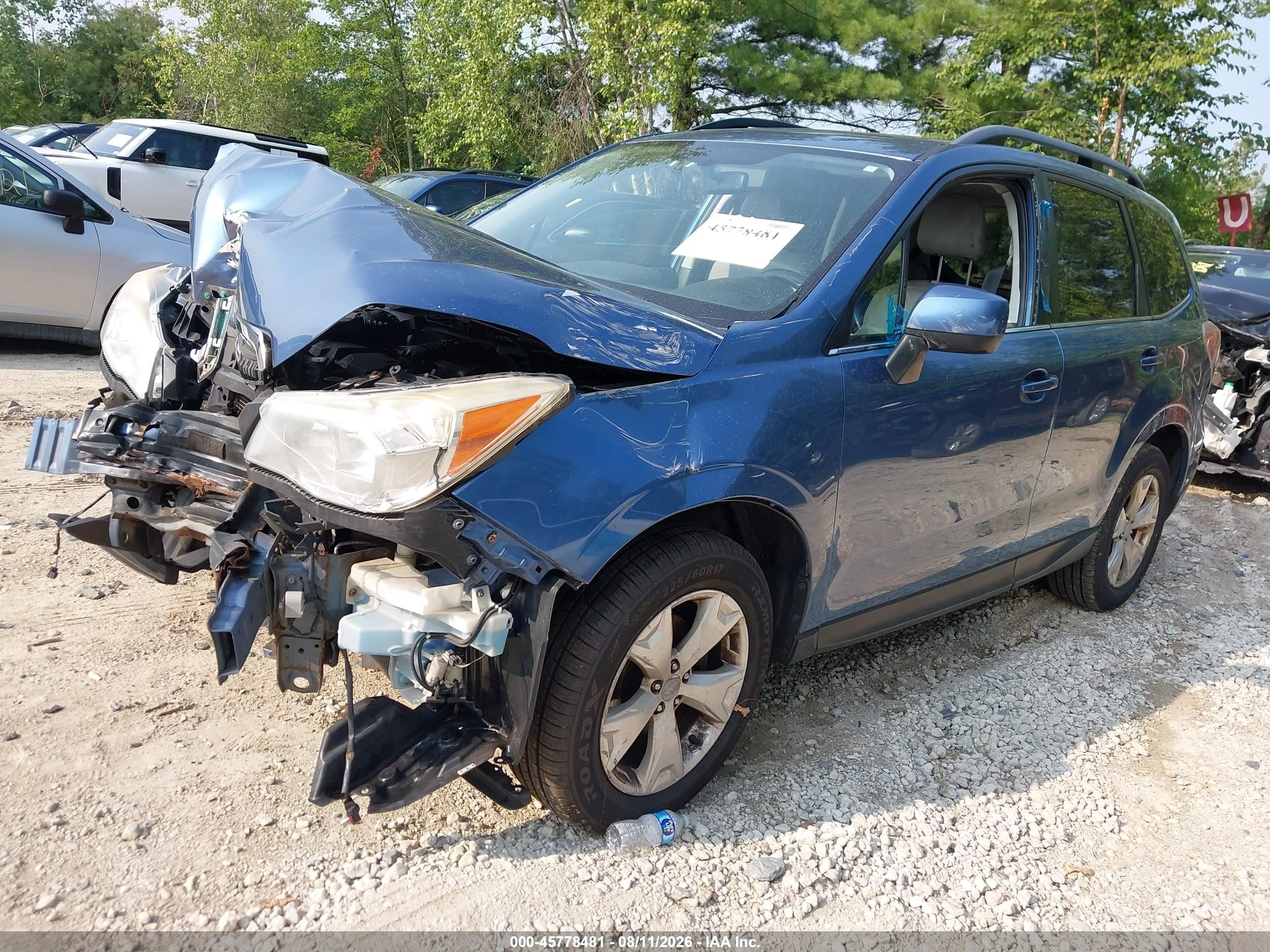 2015 Subaru Forester 2.5i Limited Blue vin: JF2SJAHC0FH451581