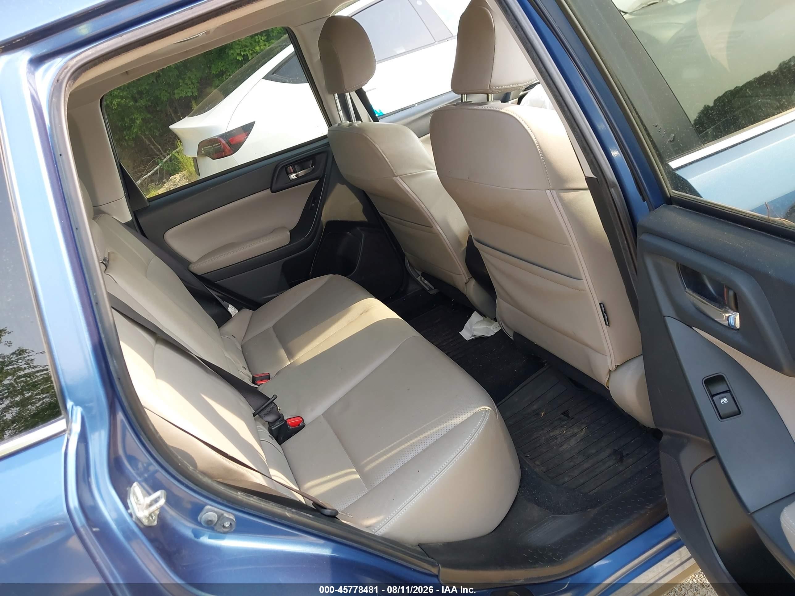 2015 Subaru Forester 2.5i Limited Blue vin: JF2SJAHC0FH451581