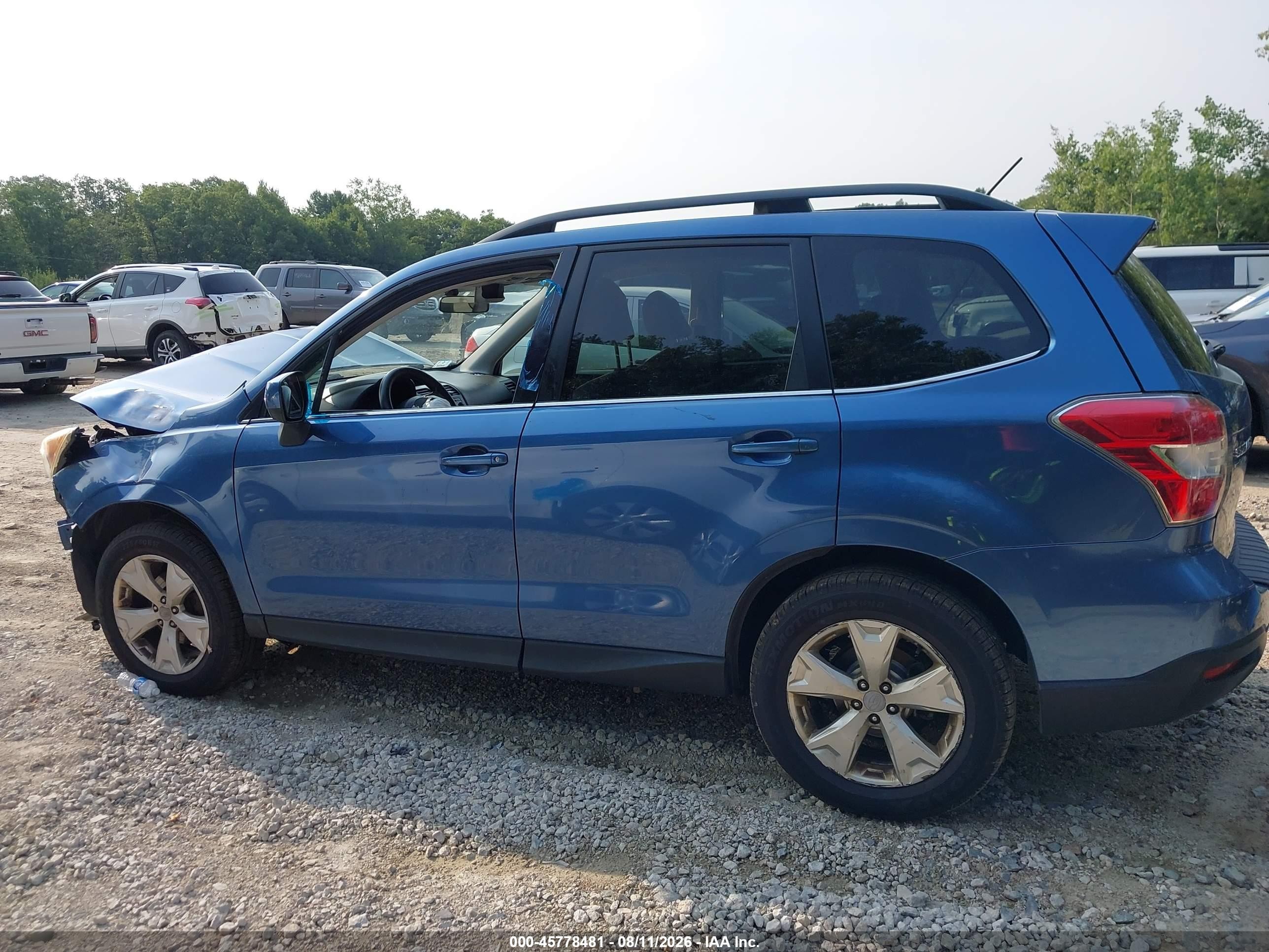 2015 Subaru Forester 2.5i Limited Blue vin: JF2SJAHC0FH451581