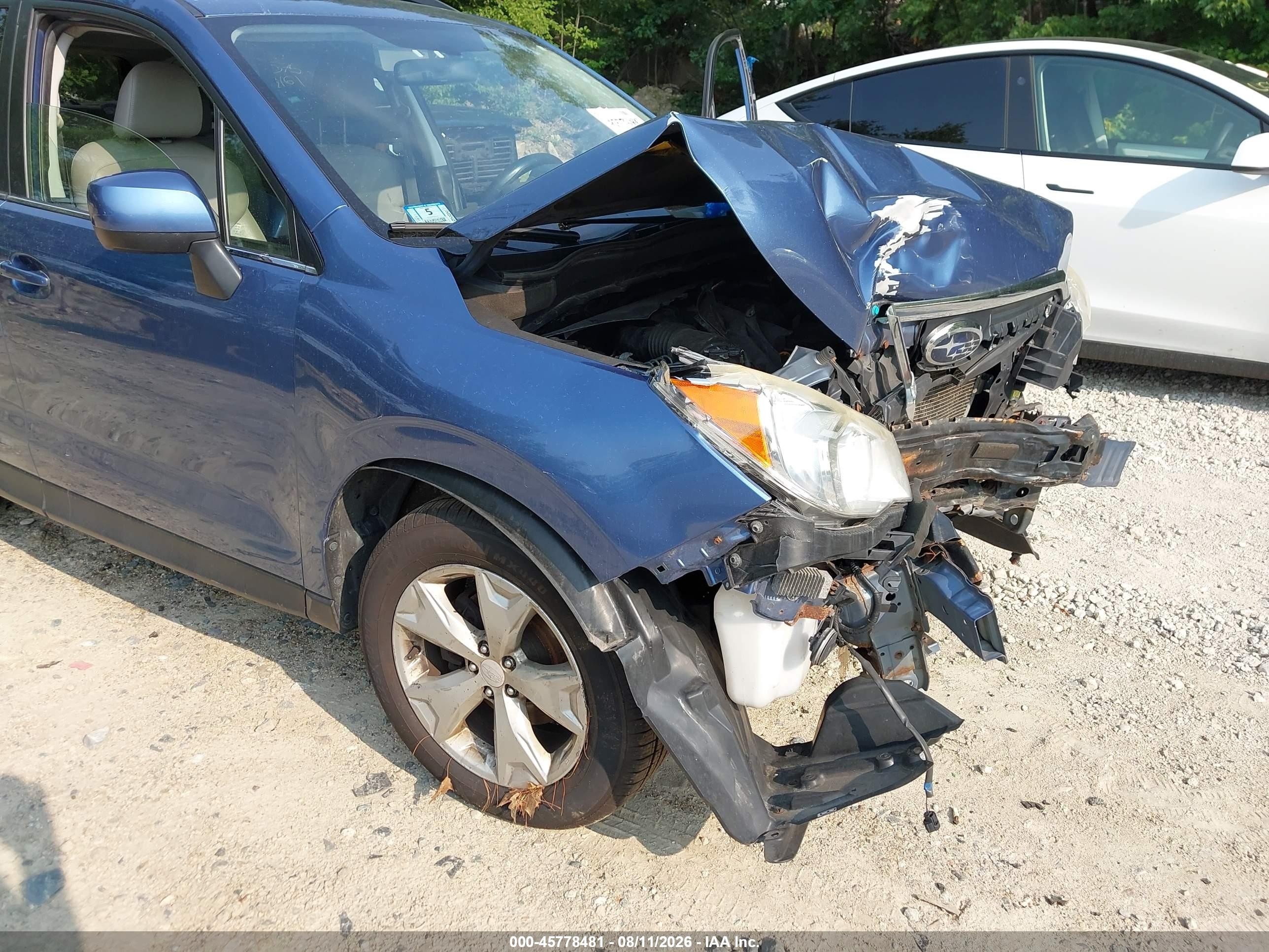 2015 Subaru Forester 2.5i Limited Blue vin: JF2SJAHC0FH451581