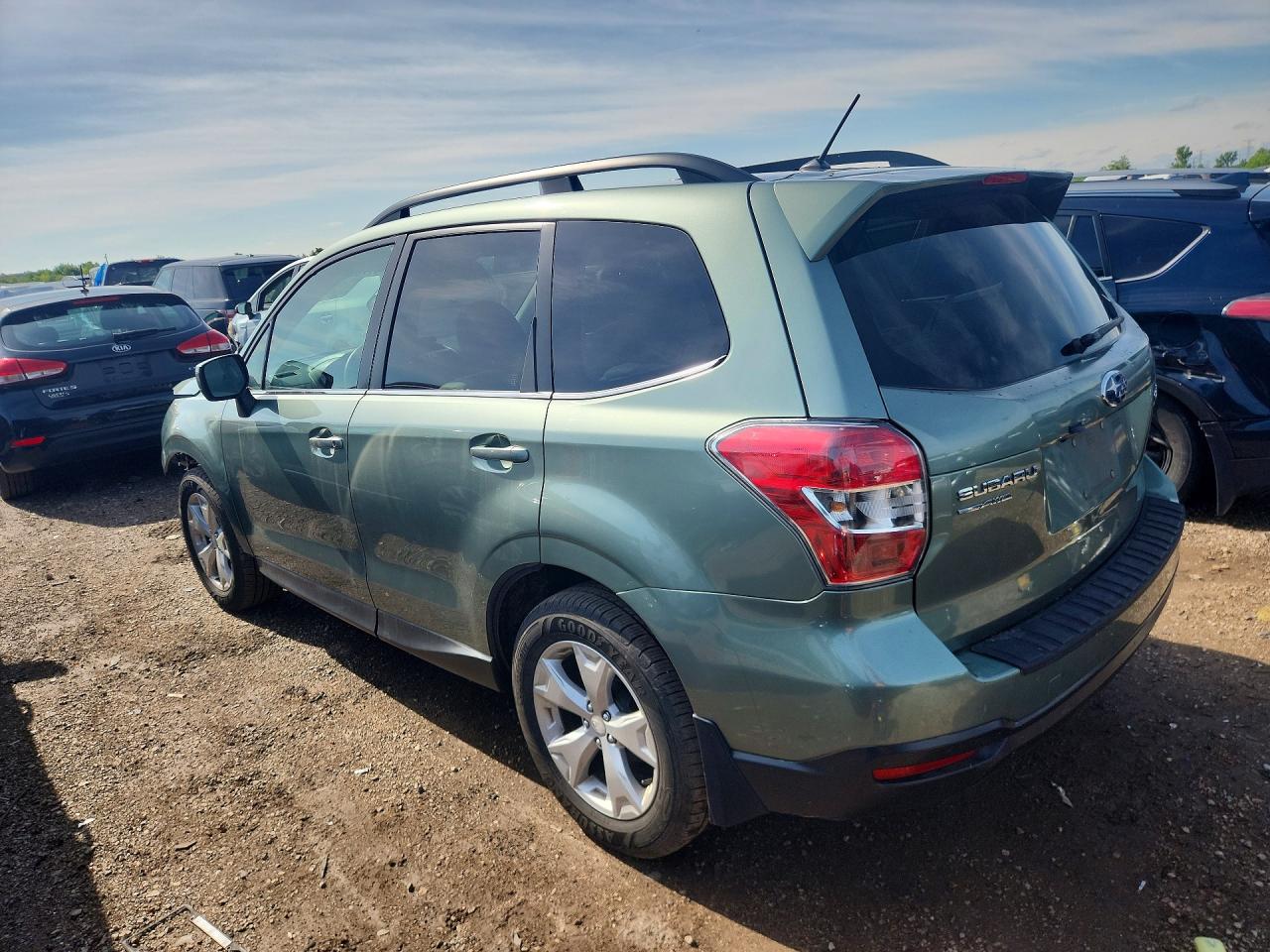 2015 Subaru Forester 2.5i Limited Green vin: JF2SJAHC0FH490199