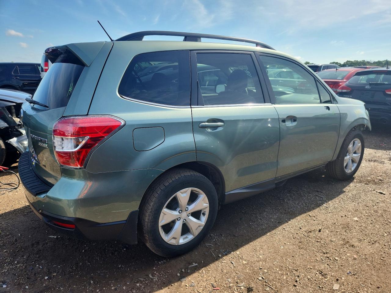 2015 Subaru Forester 2.5i Limited Green vin: JF2SJAHC0FH490199