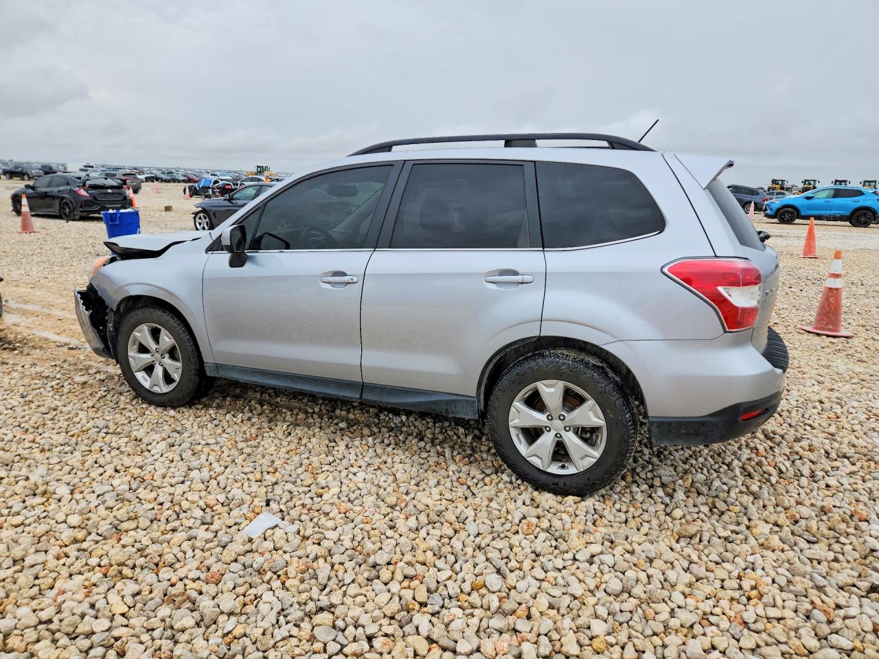 2015 Subaru Forester 2.5i Limited Серебряный vin: JF2SJAHC0FH598631