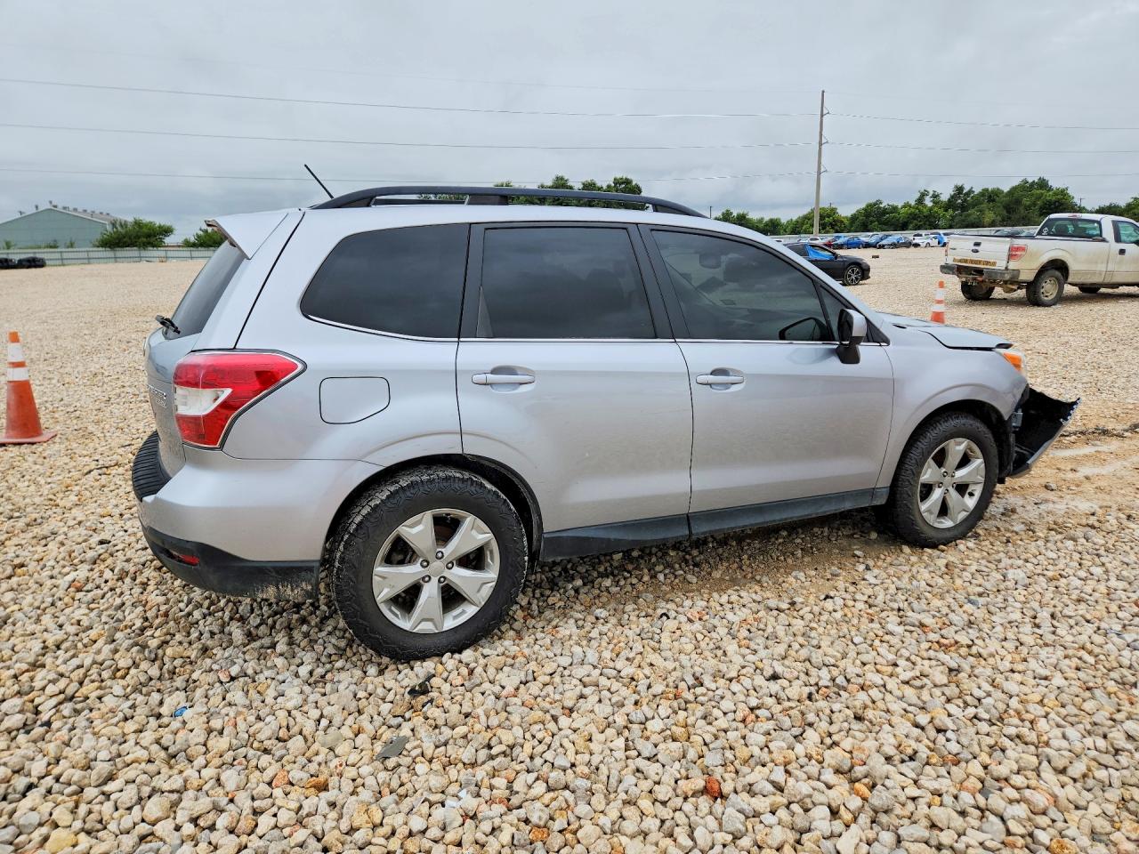 2015 Subaru Forester 2.5i Limited Серебряный vin: JF2SJAHC0FH598631