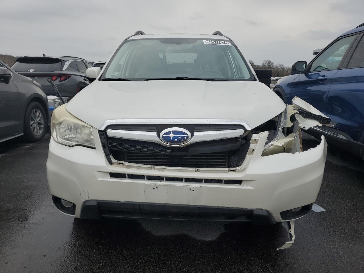 2014 Subaru Forester 2.5i Limited White vin: JF2SJAHC1EH429104