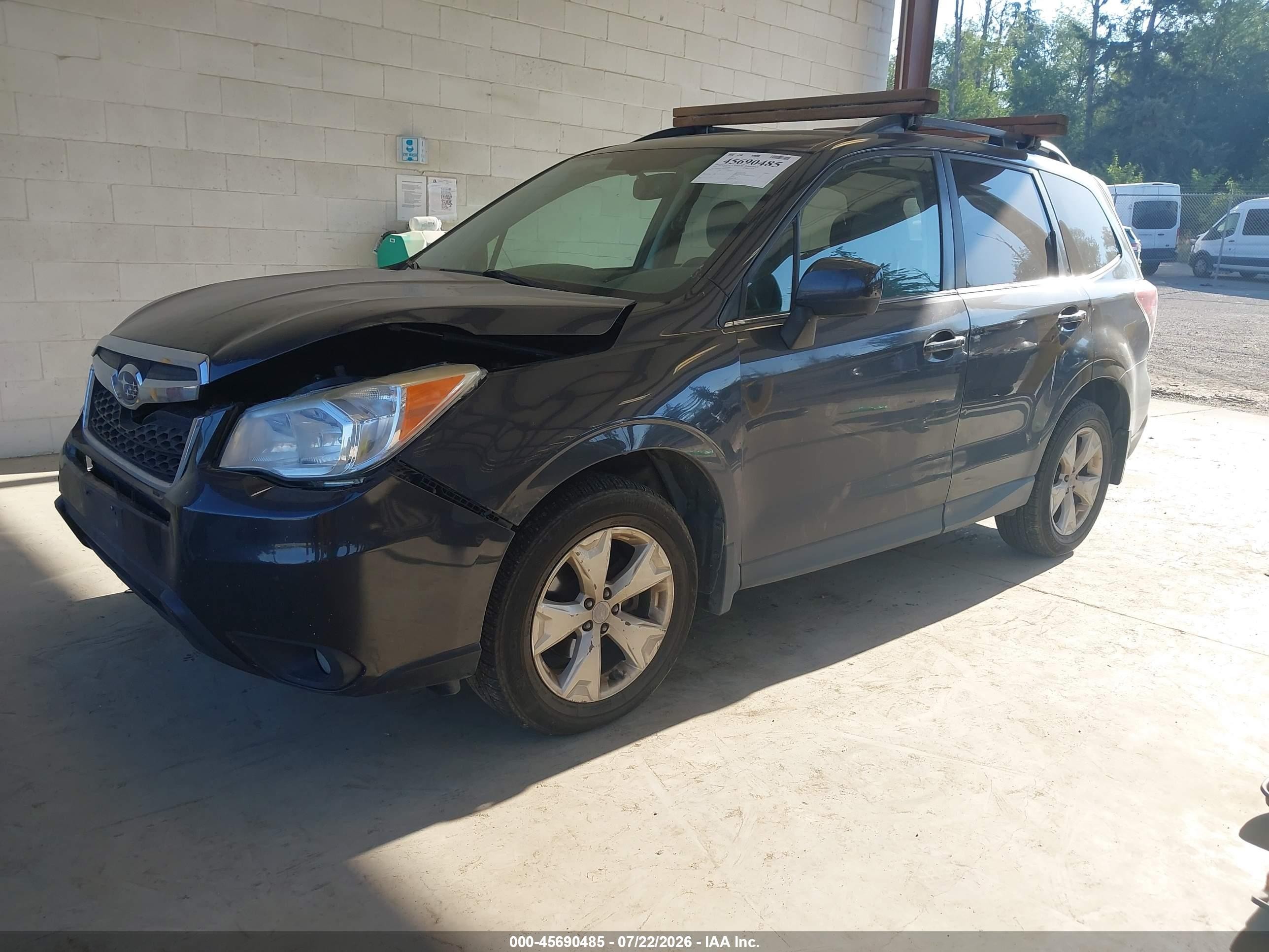 2014 Subaru Forester 2.5i Limited Черный vin: JF2SJAHC1EH439423