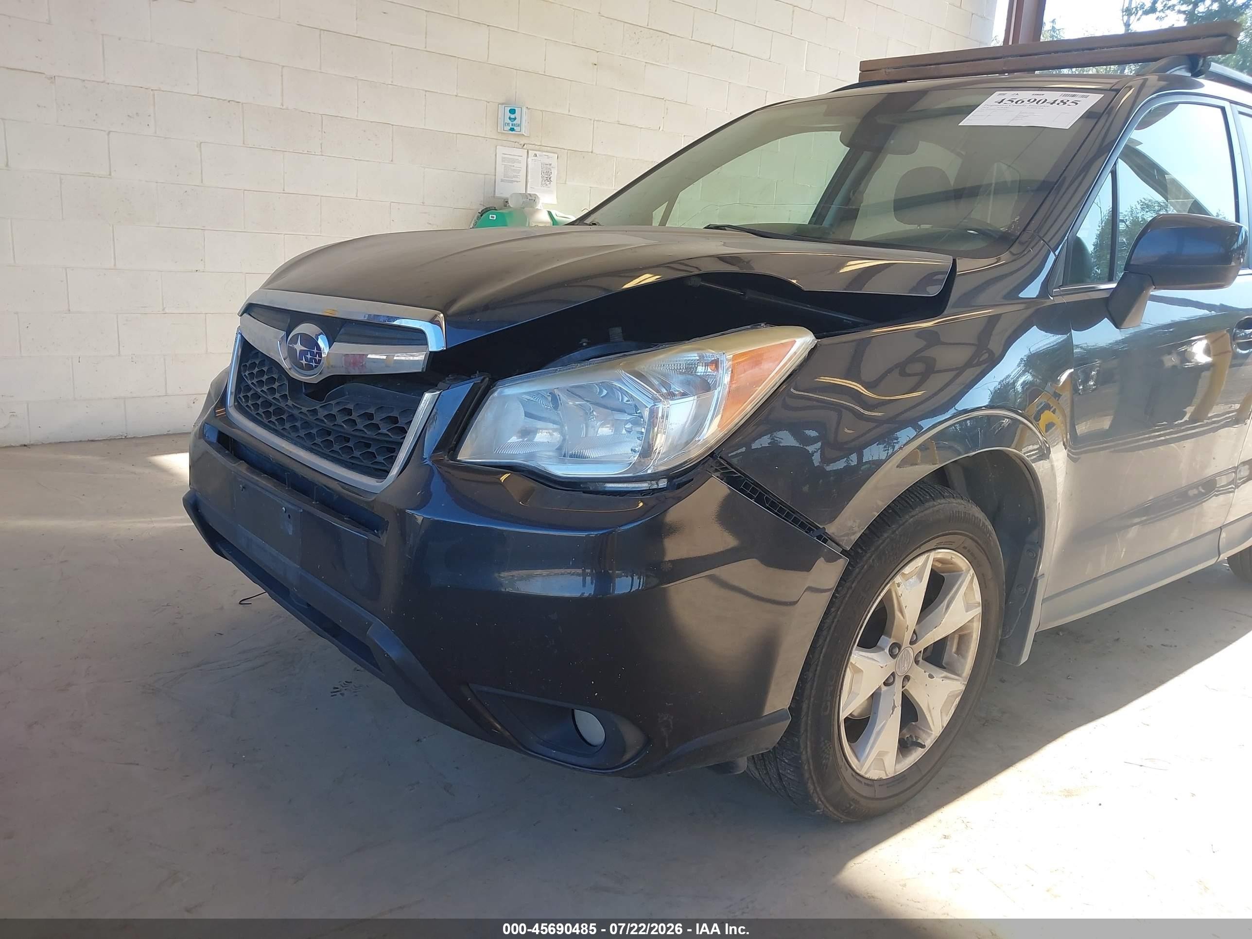 2014 Subaru Forester 2.5i Limited Черный vin: JF2SJAHC1EH439423