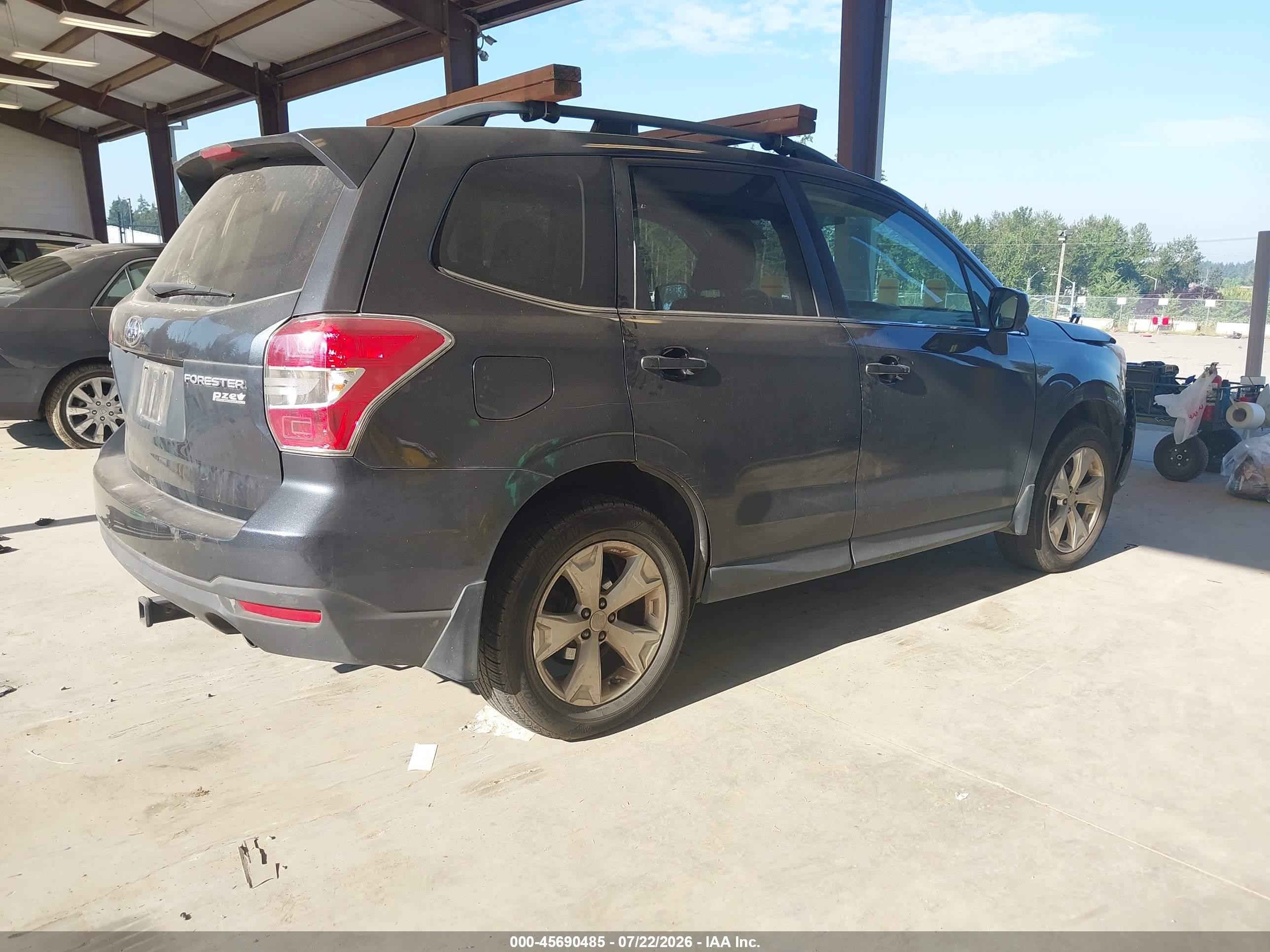 2014 Subaru Forester 2.5i Limited Черный vin: JF2SJAHC1EH439423
