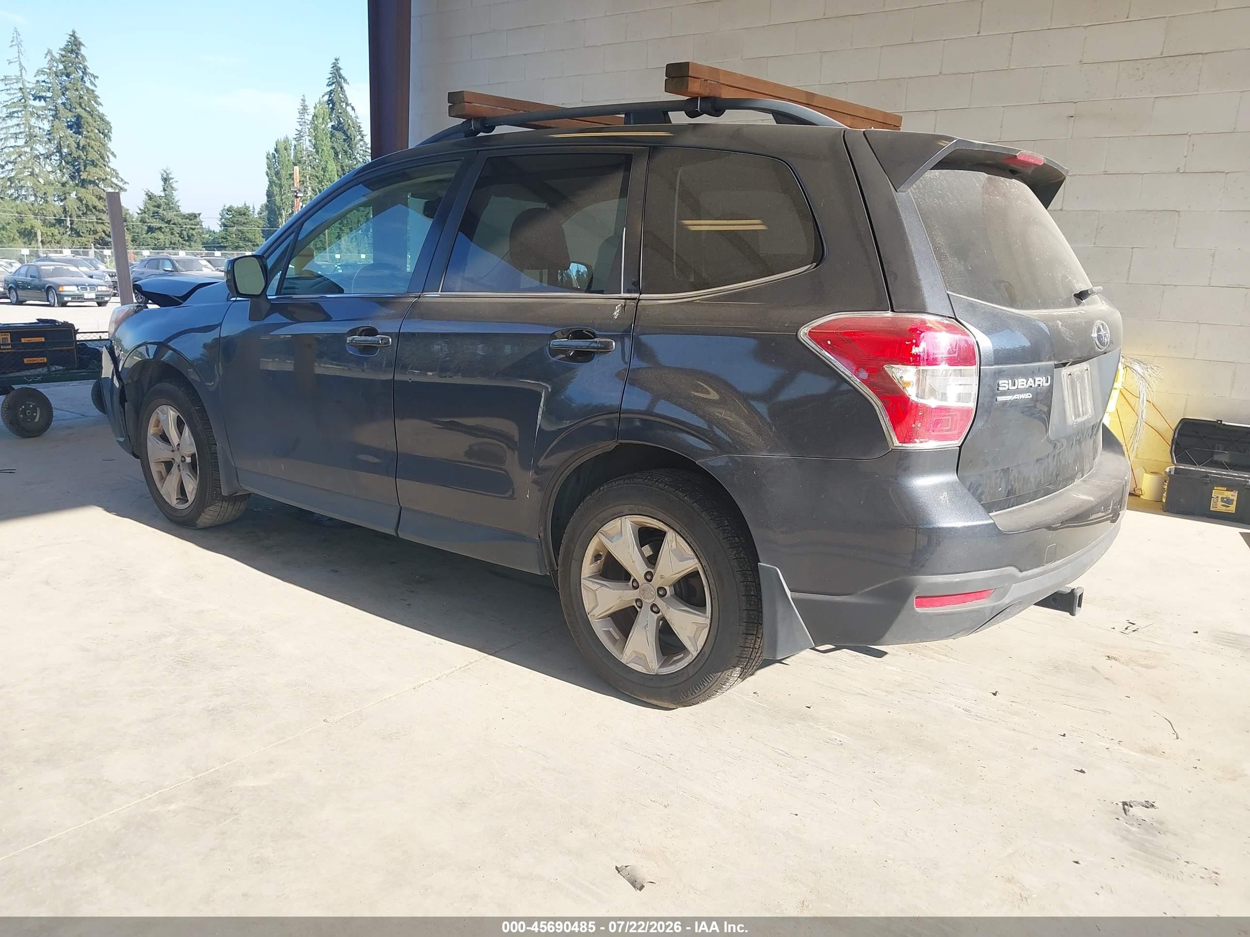 2014 Subaru Forester 2.5i Limited Черный vin: JF2SJAHC1EH439423