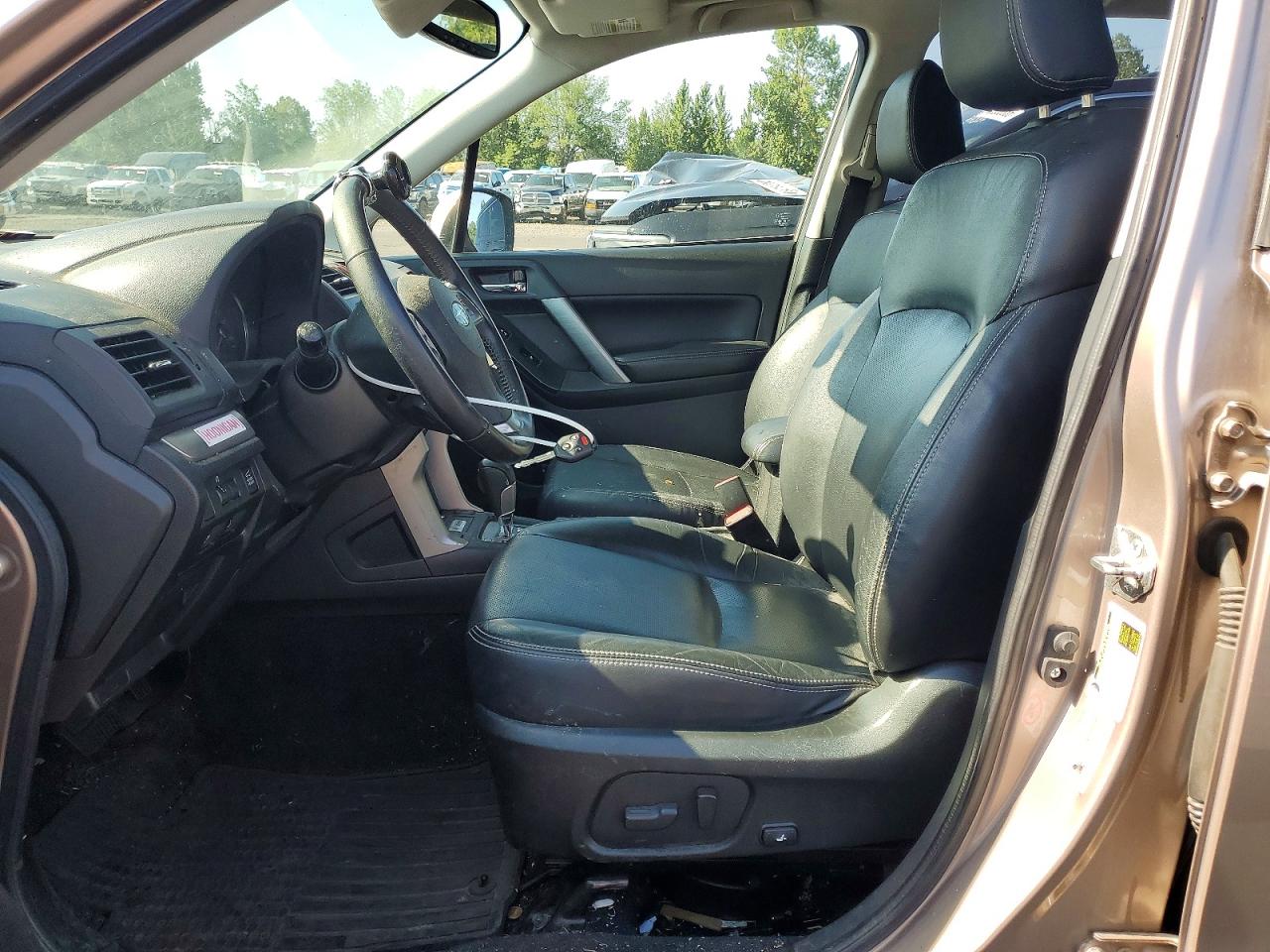 2014 Subaru Forester 2.5i Limited Желто-коричневый vin: JF2SJAHC1EH441737