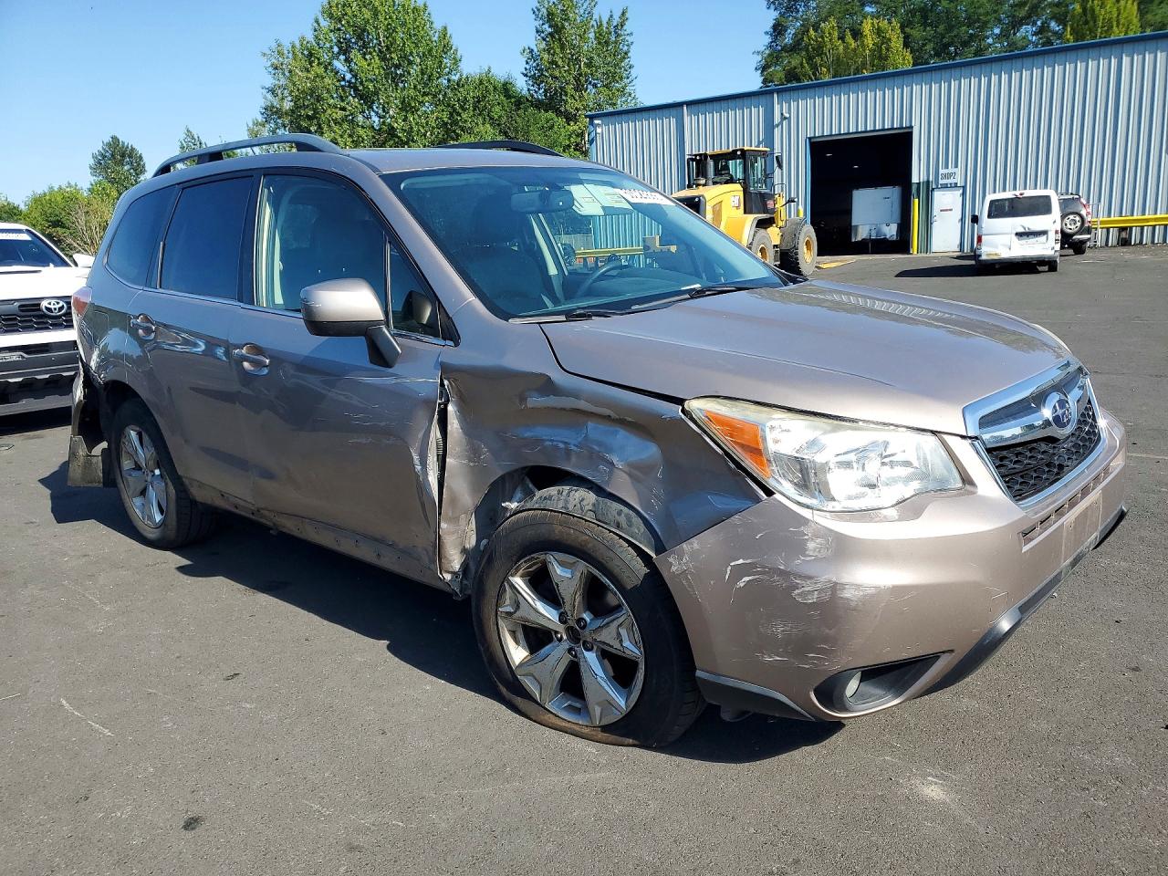 2014 Subaru Forester 2.5i Limited Желто-коричневый vin: JF2SJAHC1EH441737