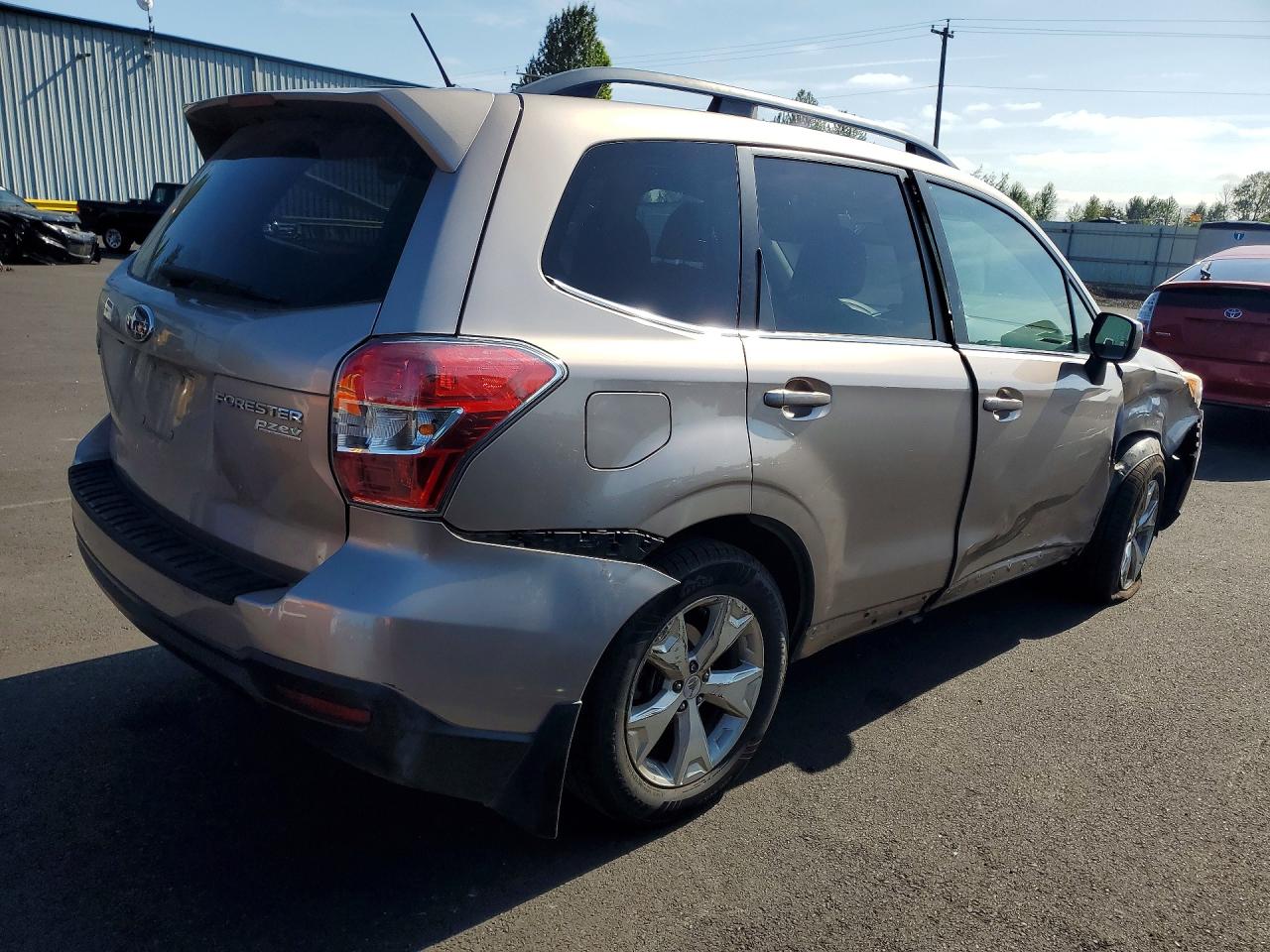 2014 Subaru Forester 2.5i Limited Желто-коричневый vin: JF2SJAHC1EH441737