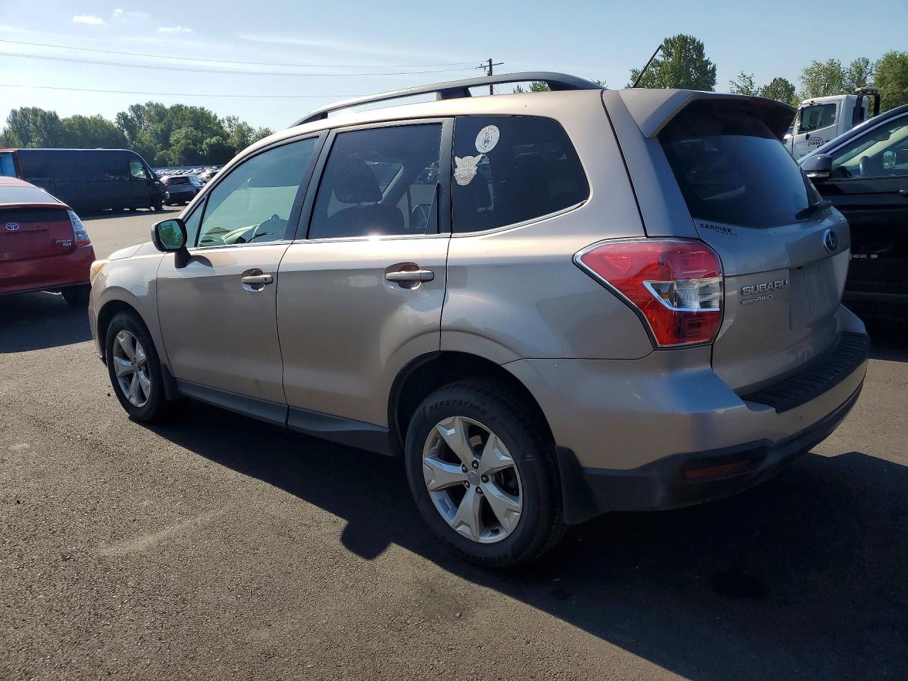 2014 Subaru Forester 2.5i Limited Желто-коричневый vin: JF2SJAHC1EH441737