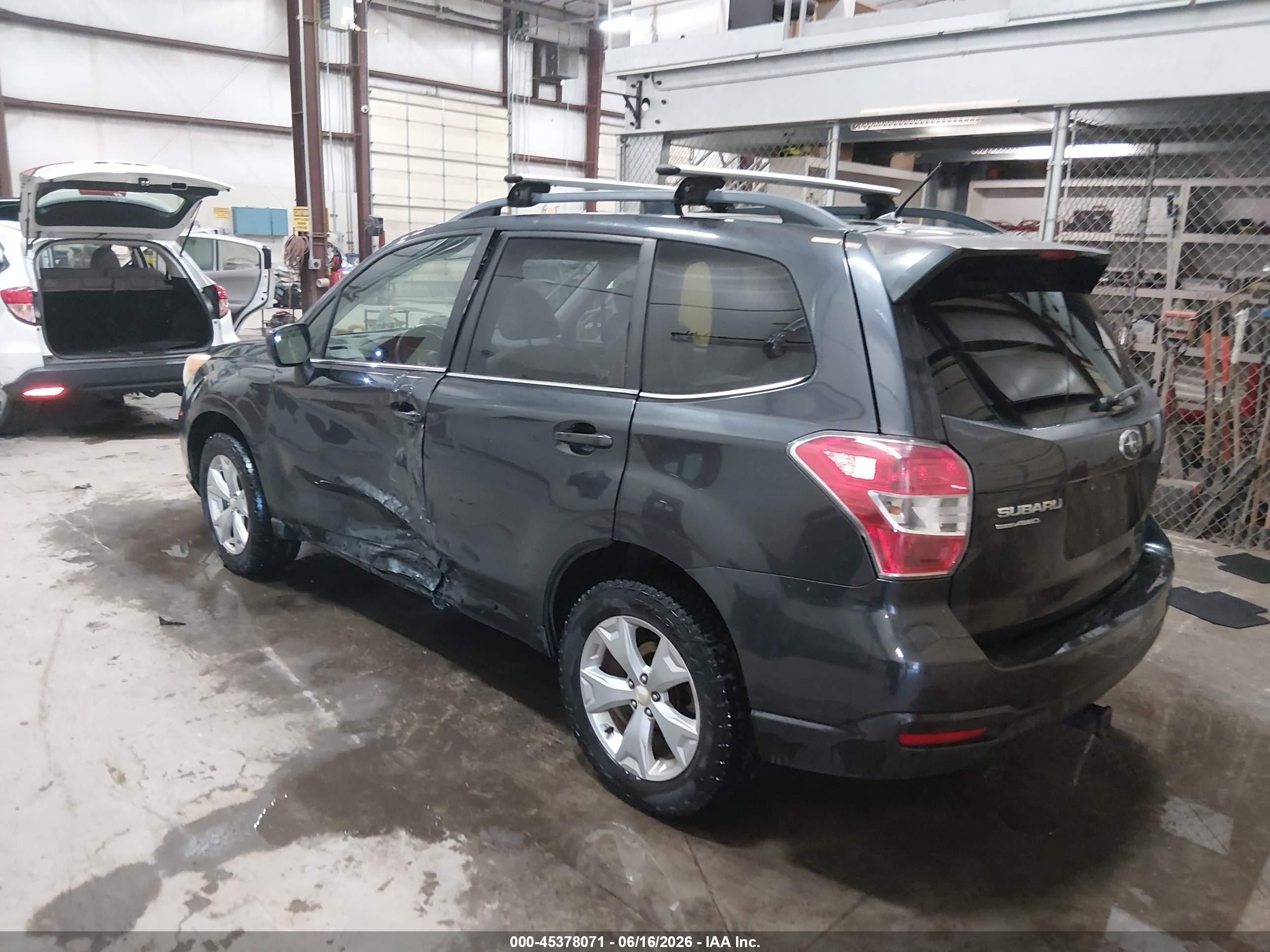 2014 Subaru Forester 2.5i Limited Черный vin: JF2SJAHC1EH459087