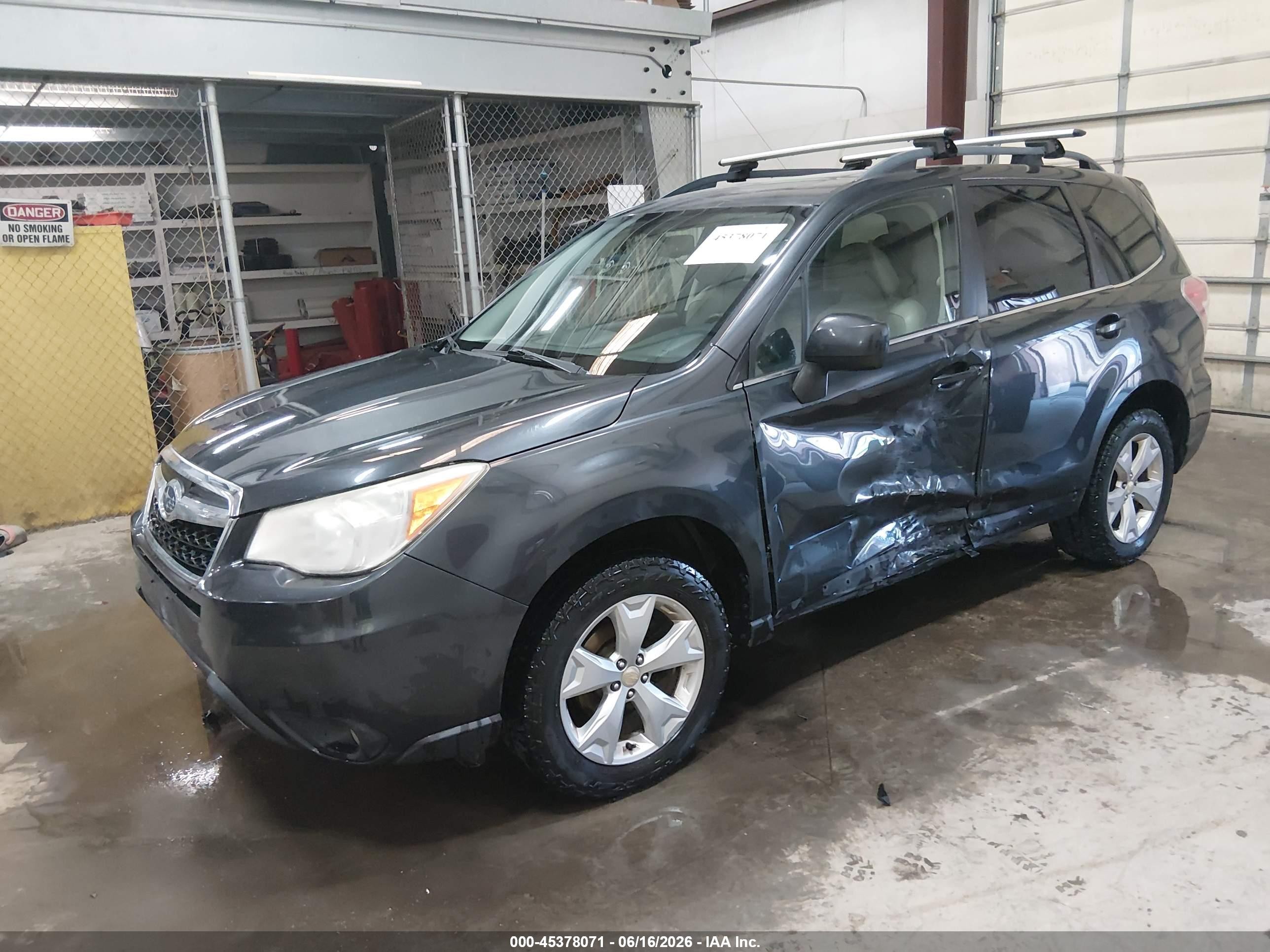 2014 Subaru Forester 2.5i Limited Черный vin: JF2SJAHC1EH459087