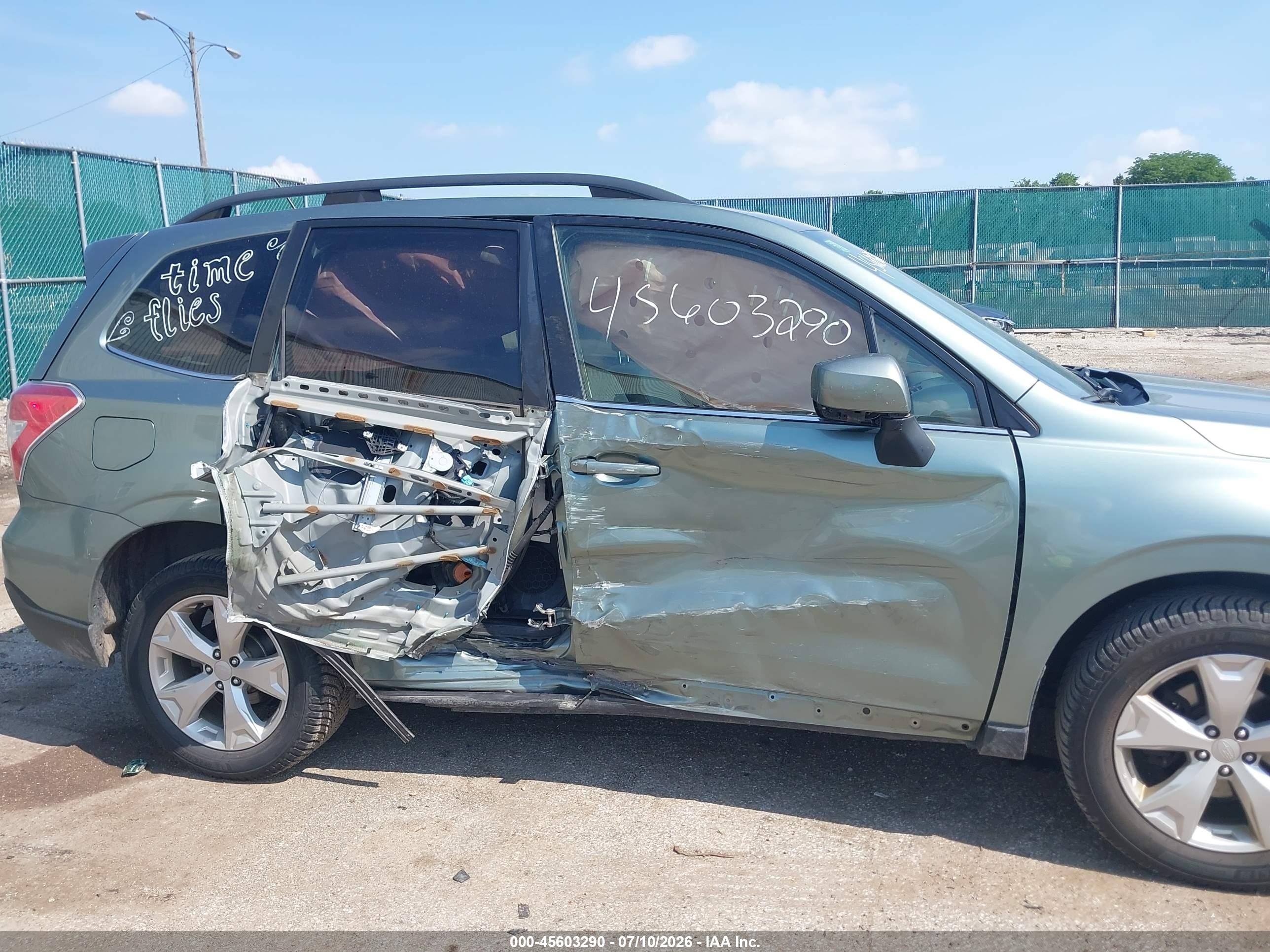 2014 Subaru Forester 2.5i Limited Зеленый vin: JF2SJAHC1EH480814