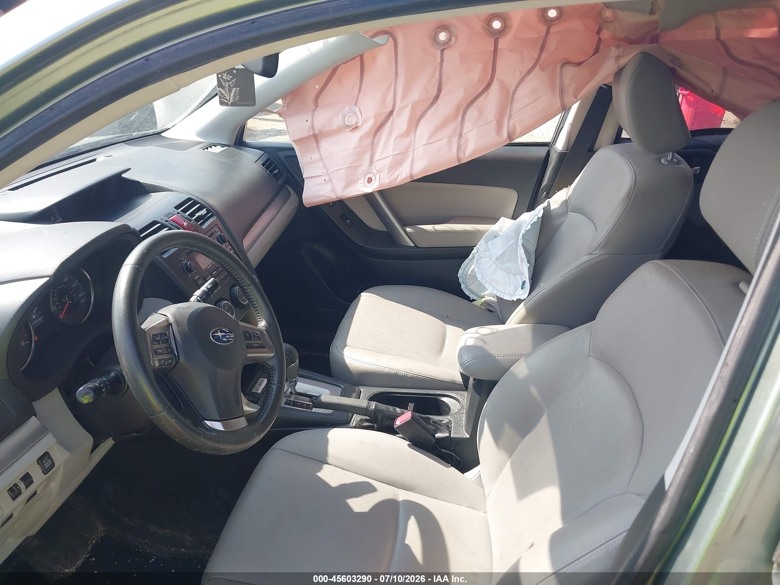 2014 Subaru Forester 2.5i Limited Зеленый vin: JF2SJAHC1EH480814