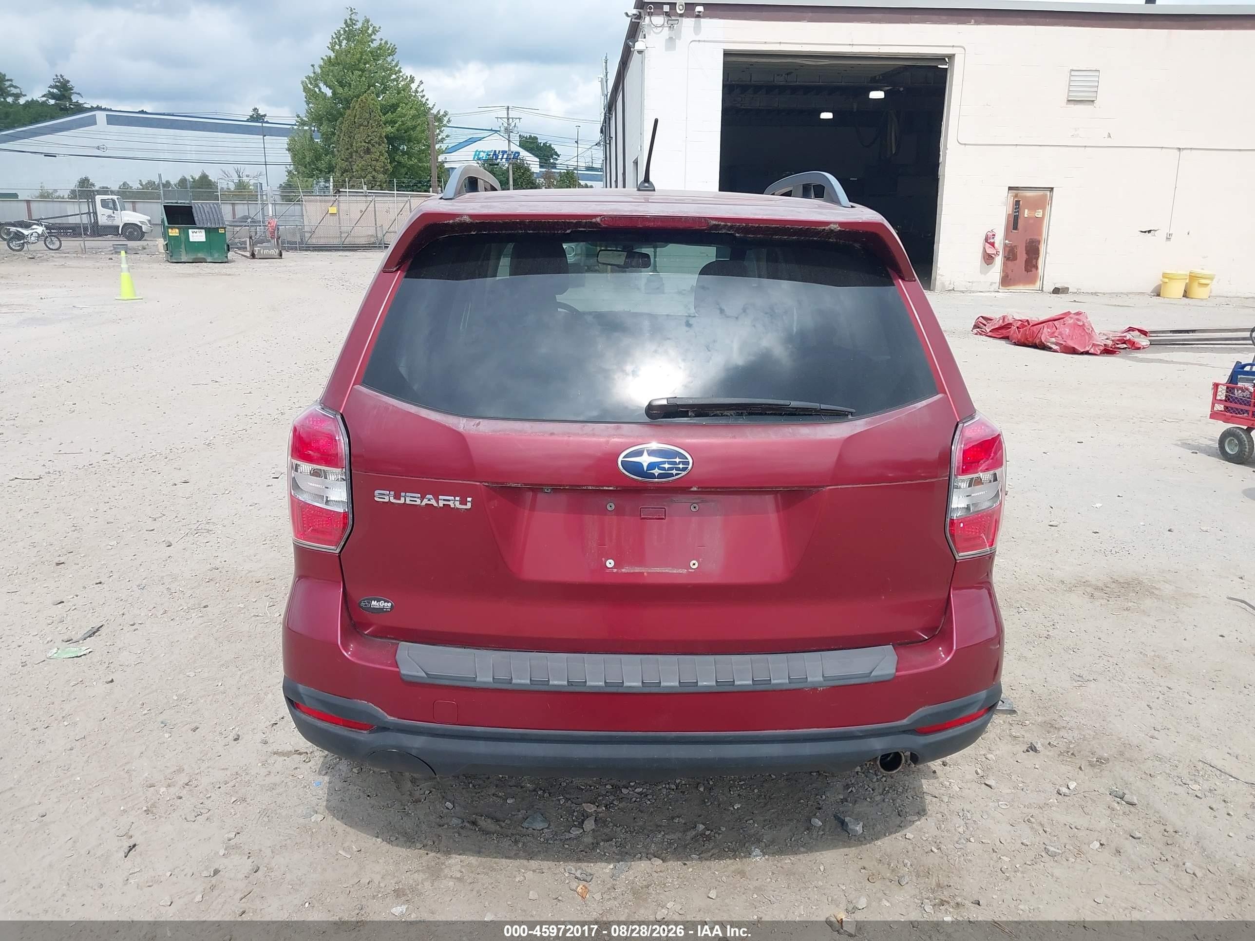 2014 Subaru Forester 2.5i Limited Red vin: JF2SJAHC1EH498763
