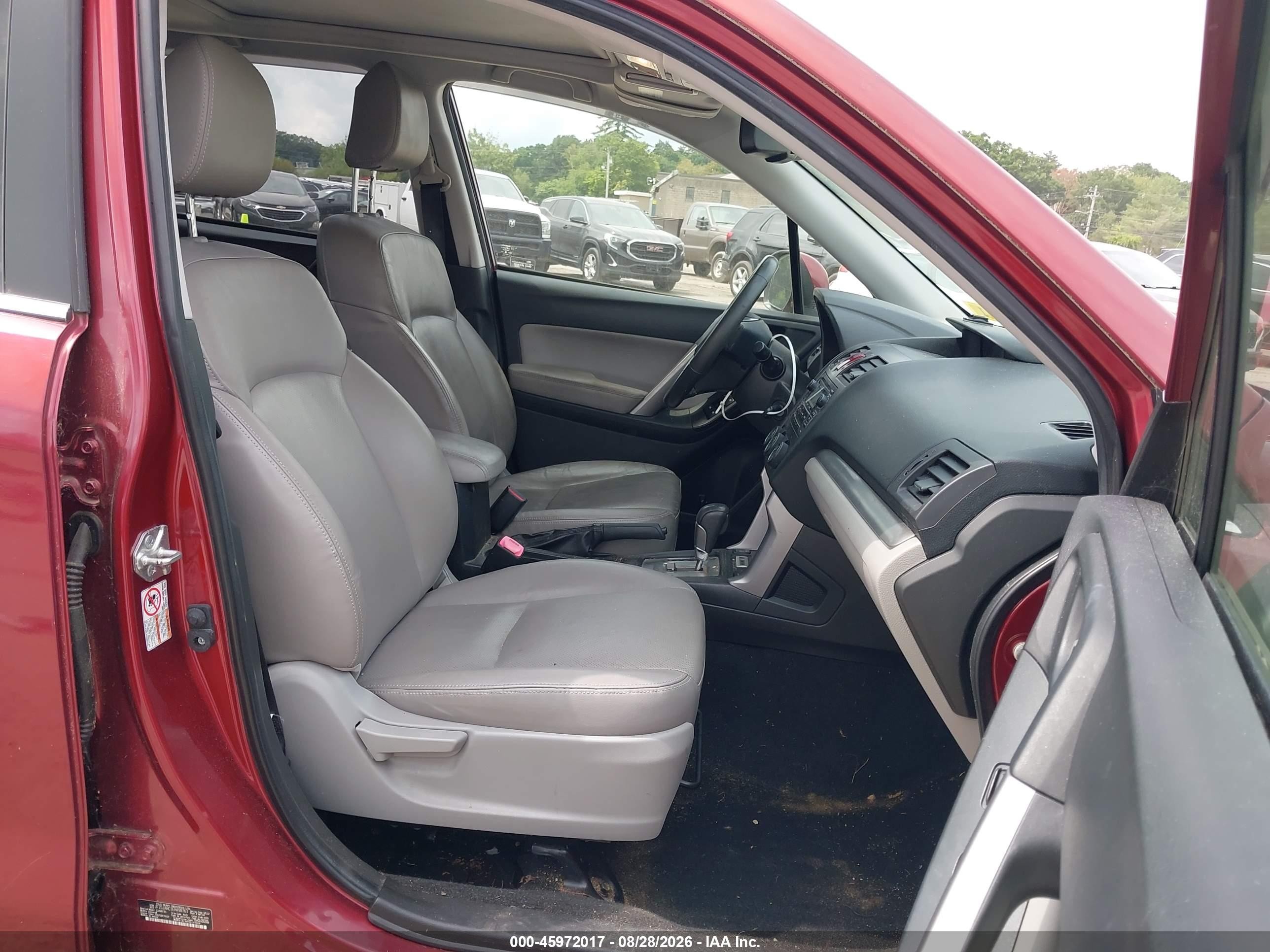 2014 Subaru Forester 2.5i Limited Red vin: JF2SJAHC1EH498763