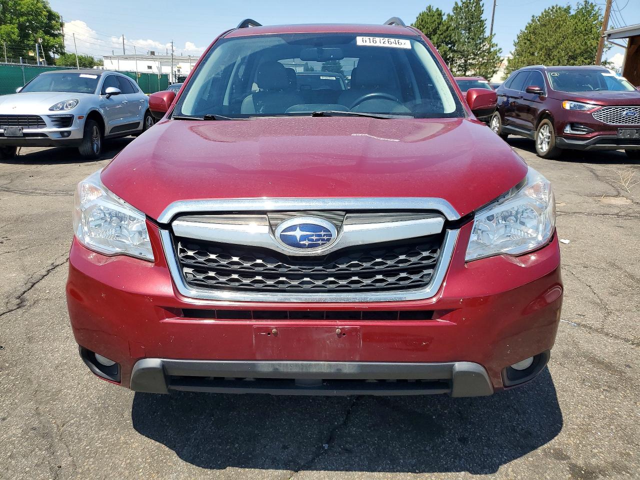 2014 Subaru Forester 2.5i Limited Темно-бордовый vin: JF2SJAHC1EH504822