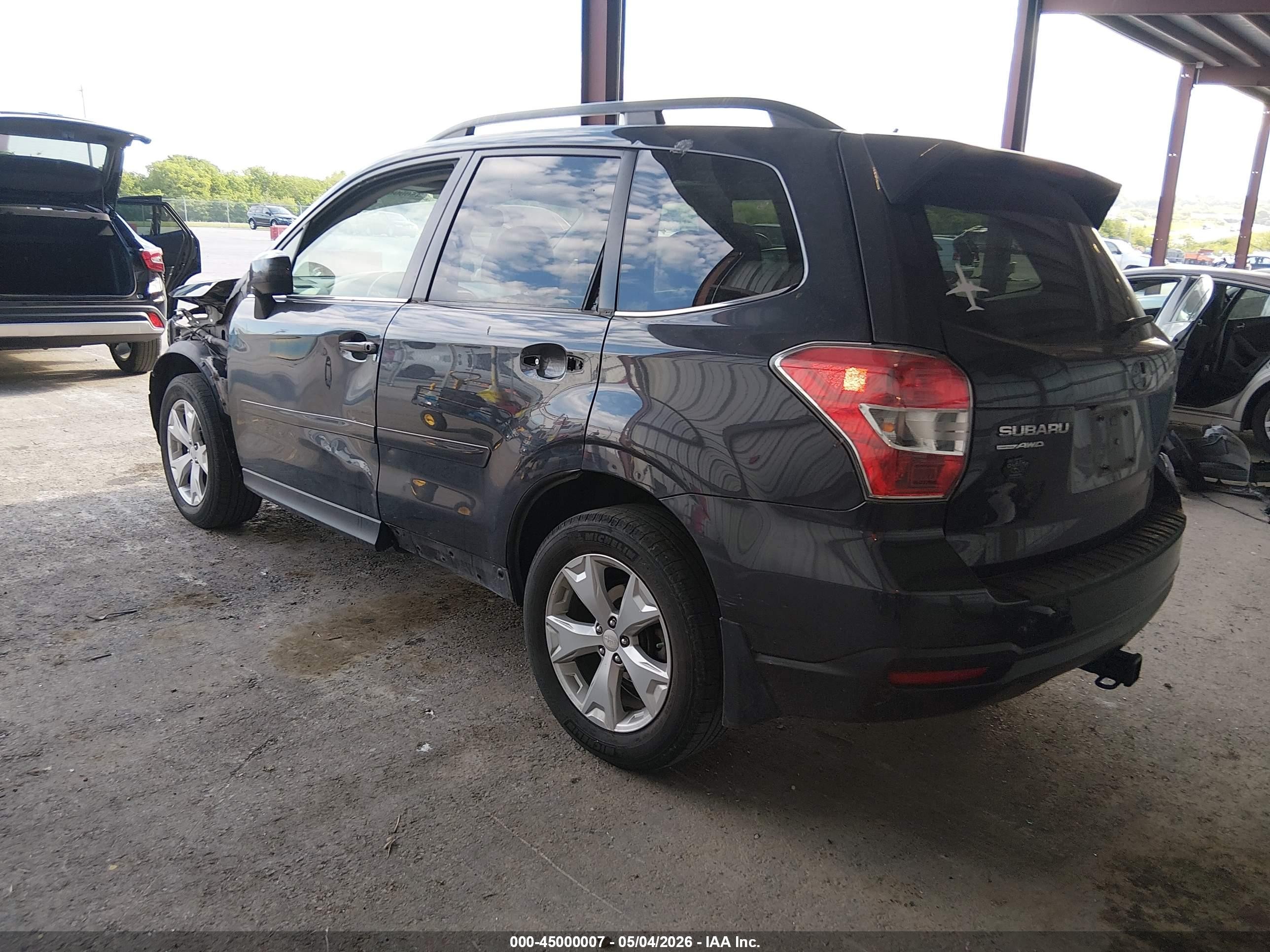 2014 Subaru Forester 2.5i Limited Black vin: JF2SJAHC1EH518705