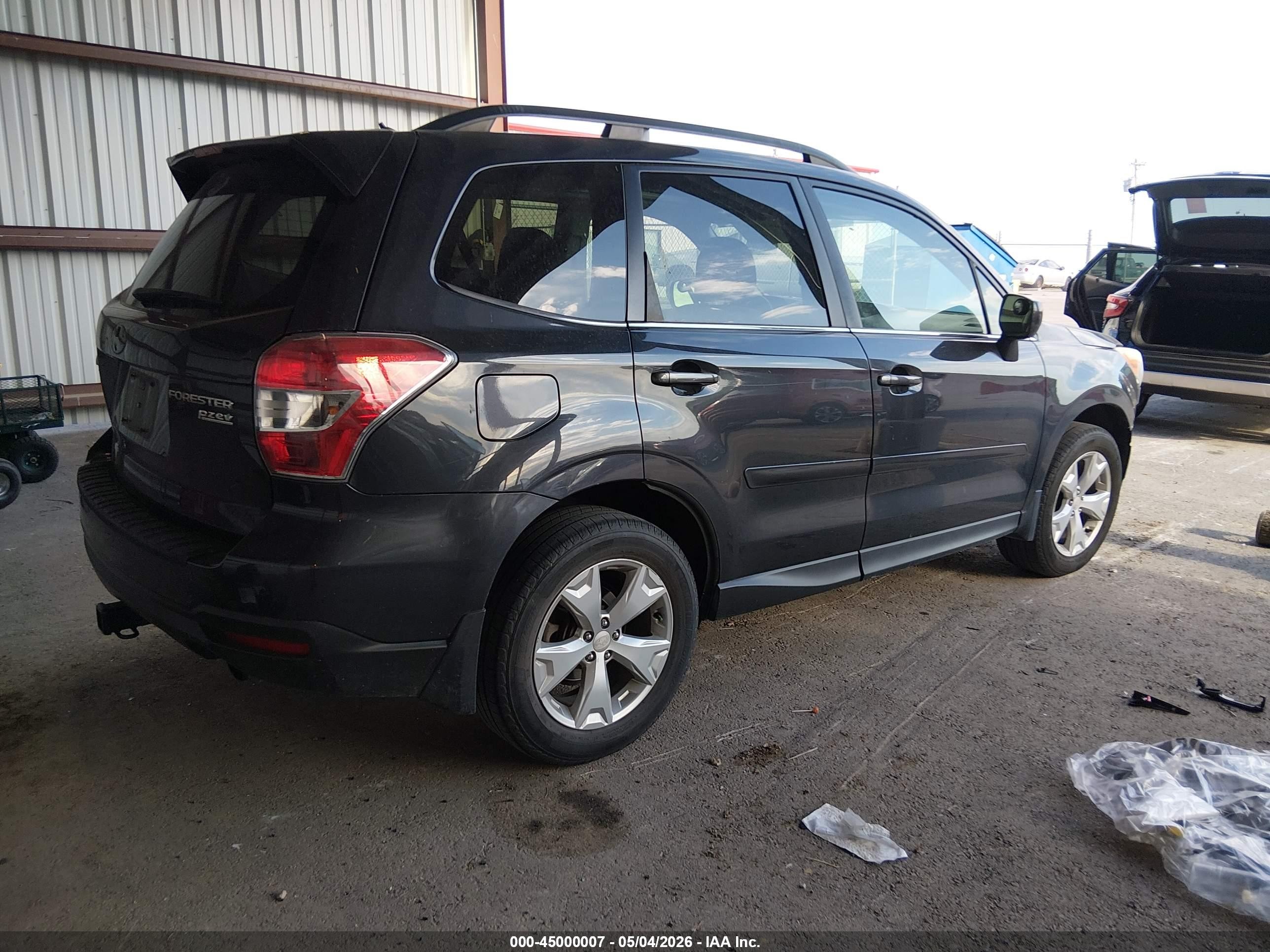 2014 Subaru Forester 2.5i Limited Black vin: JF2SJAHC1EH518705
