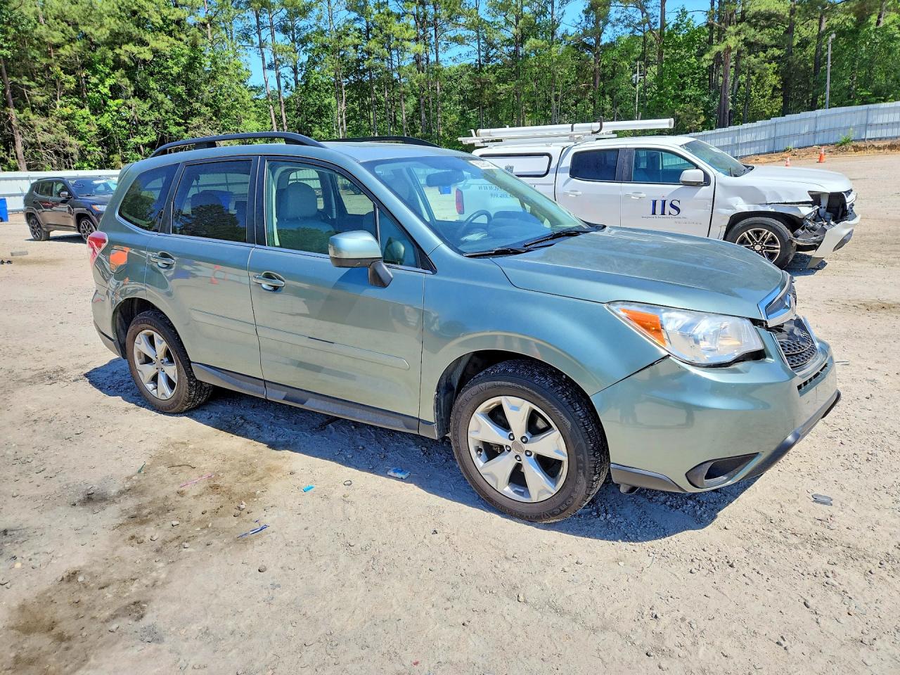 2014 Subaru Forester 2.5i Limited Green vin: JF2SJAHC1EH540381