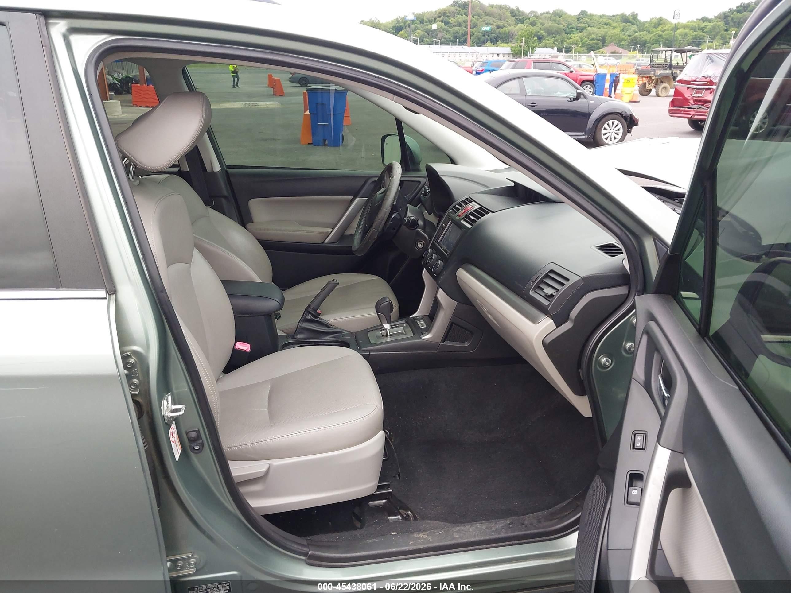 2014 Subaru Forester 2.5i Limited Зеленый vin: JF2SJAHC1EH550022