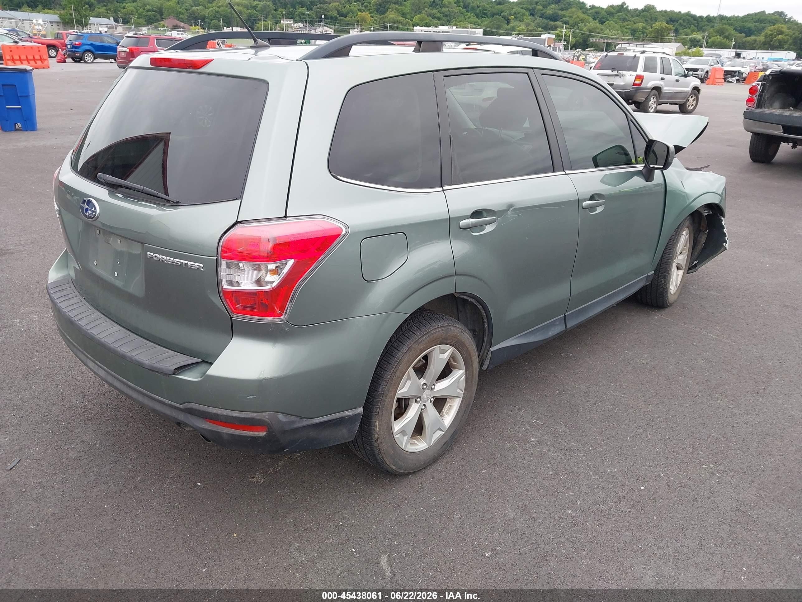 2014 Subaru Forester 2.5i Limited Зеленый vin: JF2SJAHC1EH550022