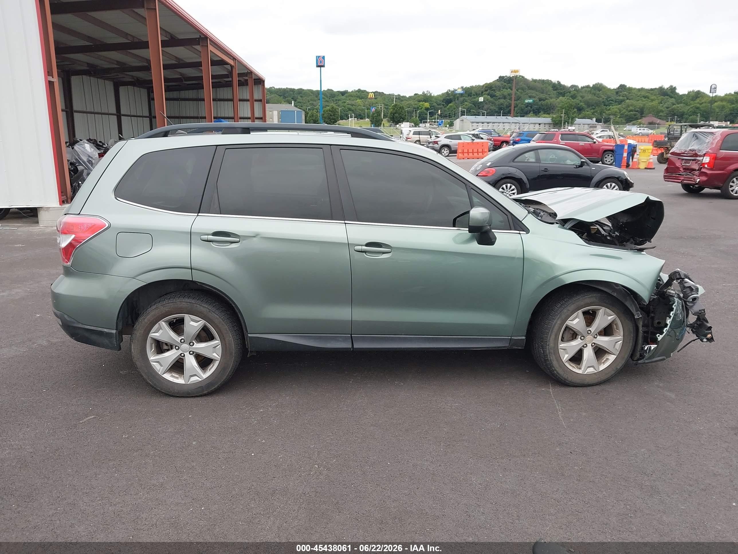 2014 Subaru Forester 2.5i Limited Зеленый vin: JF2SJAHC1EH550022