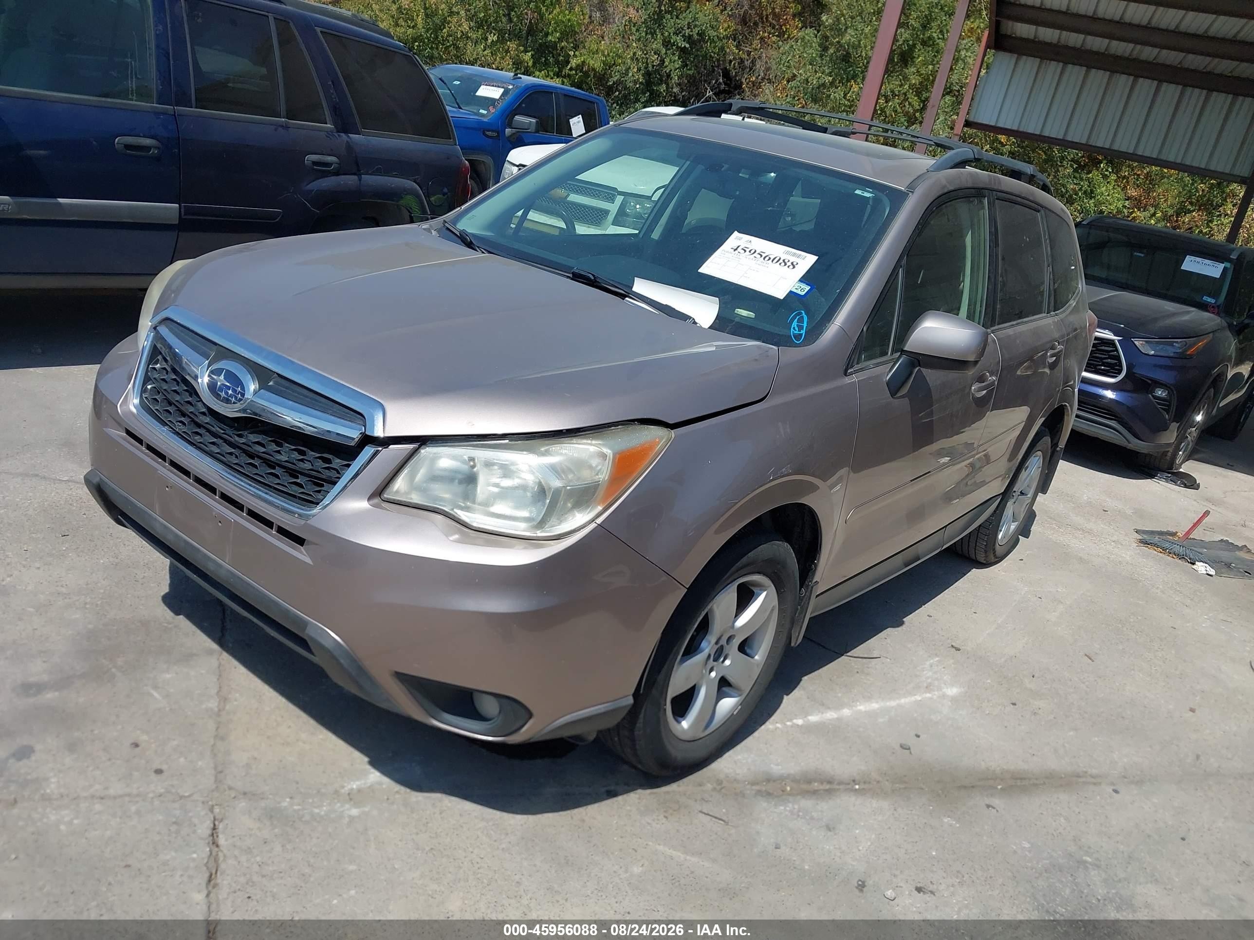 2014 Subaru Forester 2.5i Limited Бежевый vin: JF2SJAHC1EH551509
