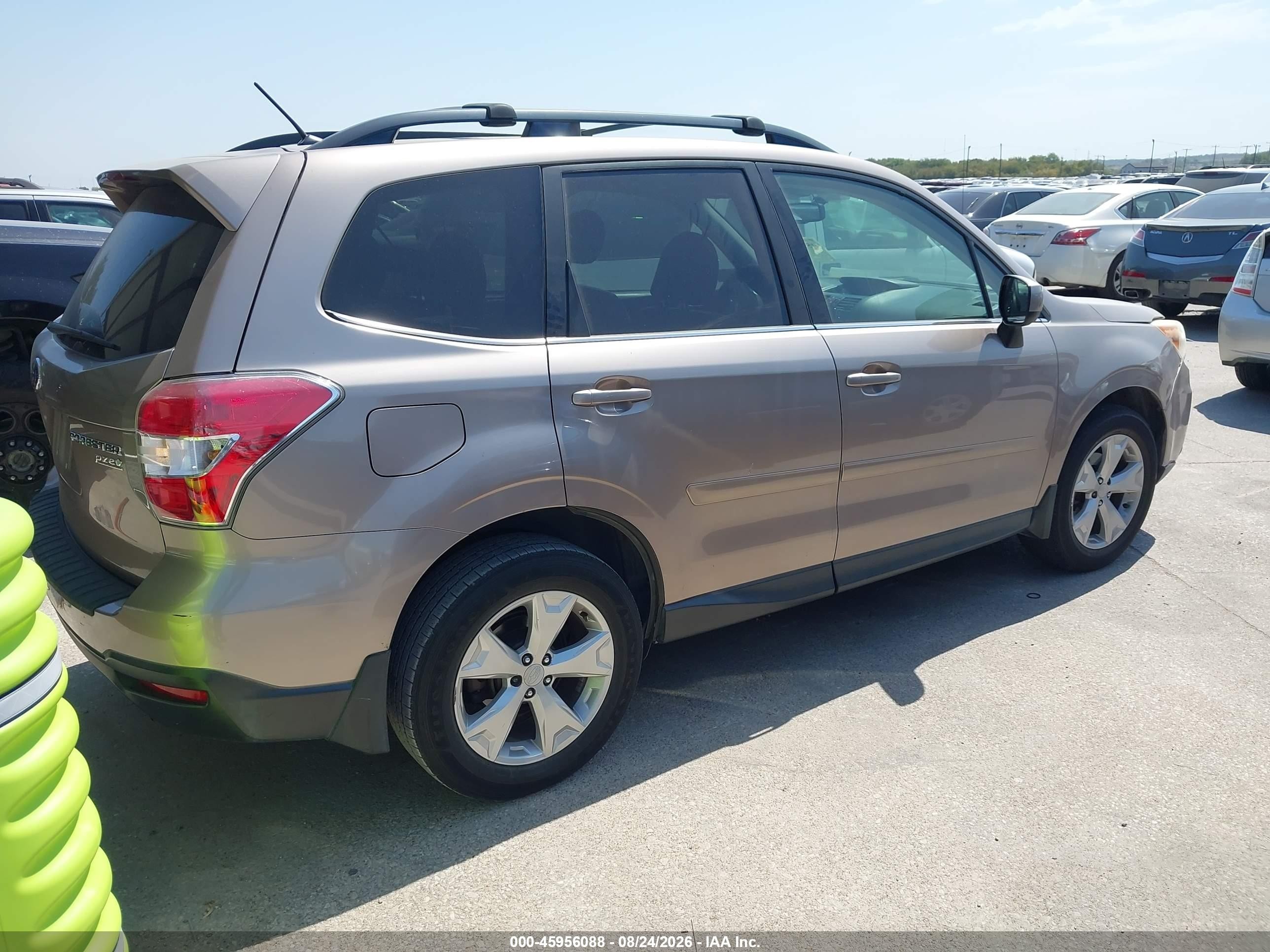 2014 Subaru Forester 2.5i Limited Бежевый vin: JF2SJAHC1EH551509