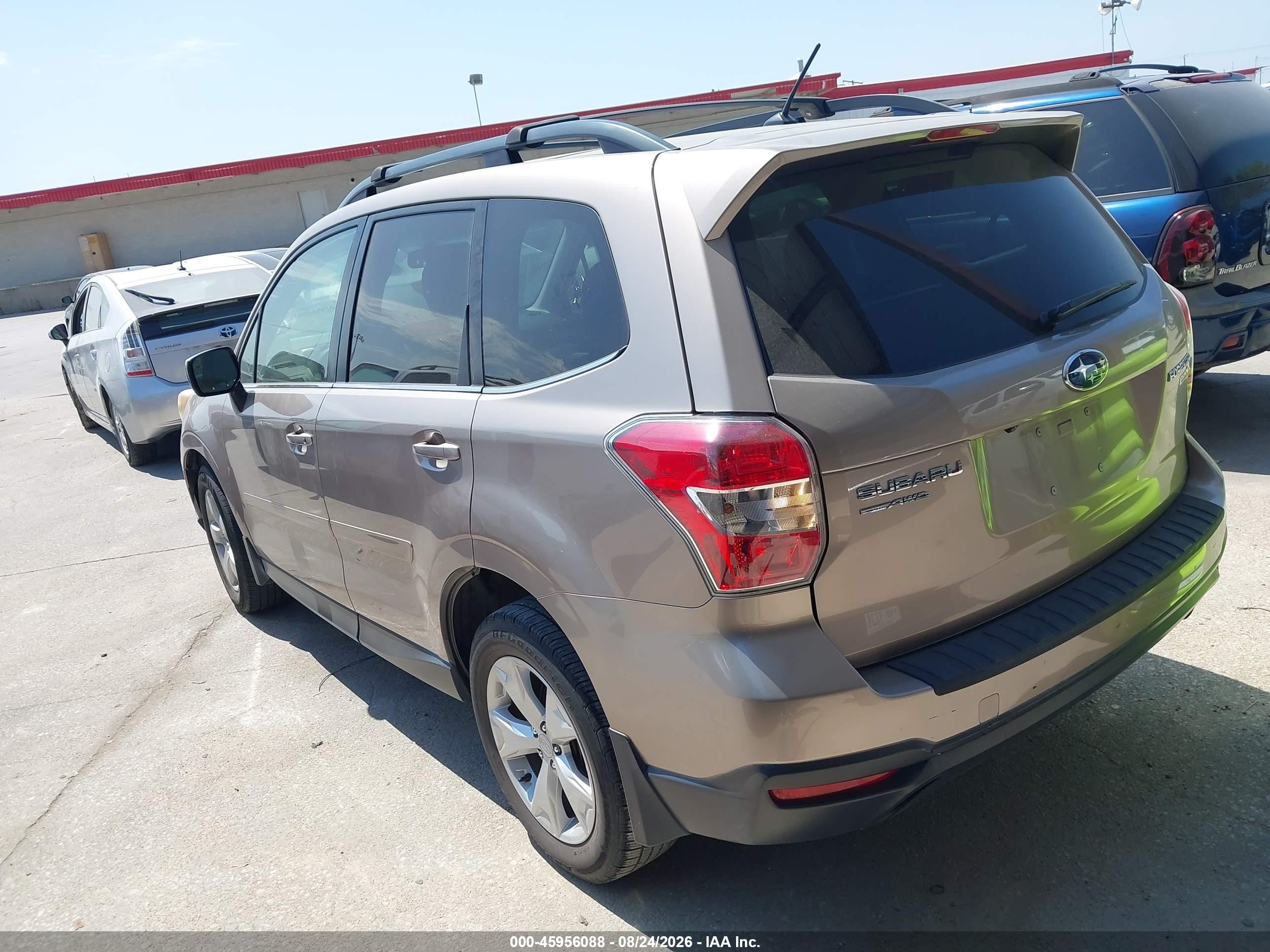2014 Subaru Forester 2.5i Limited Бежевый vin: JF2SJAHC1EH551509
