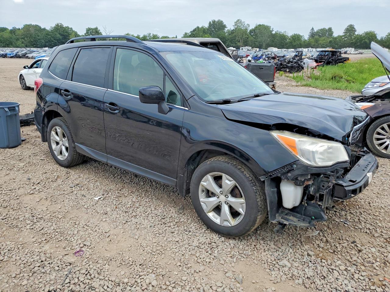 2015 Subaru Forester 2.5i Limited Black vin: JF2SJAHC1FH438922