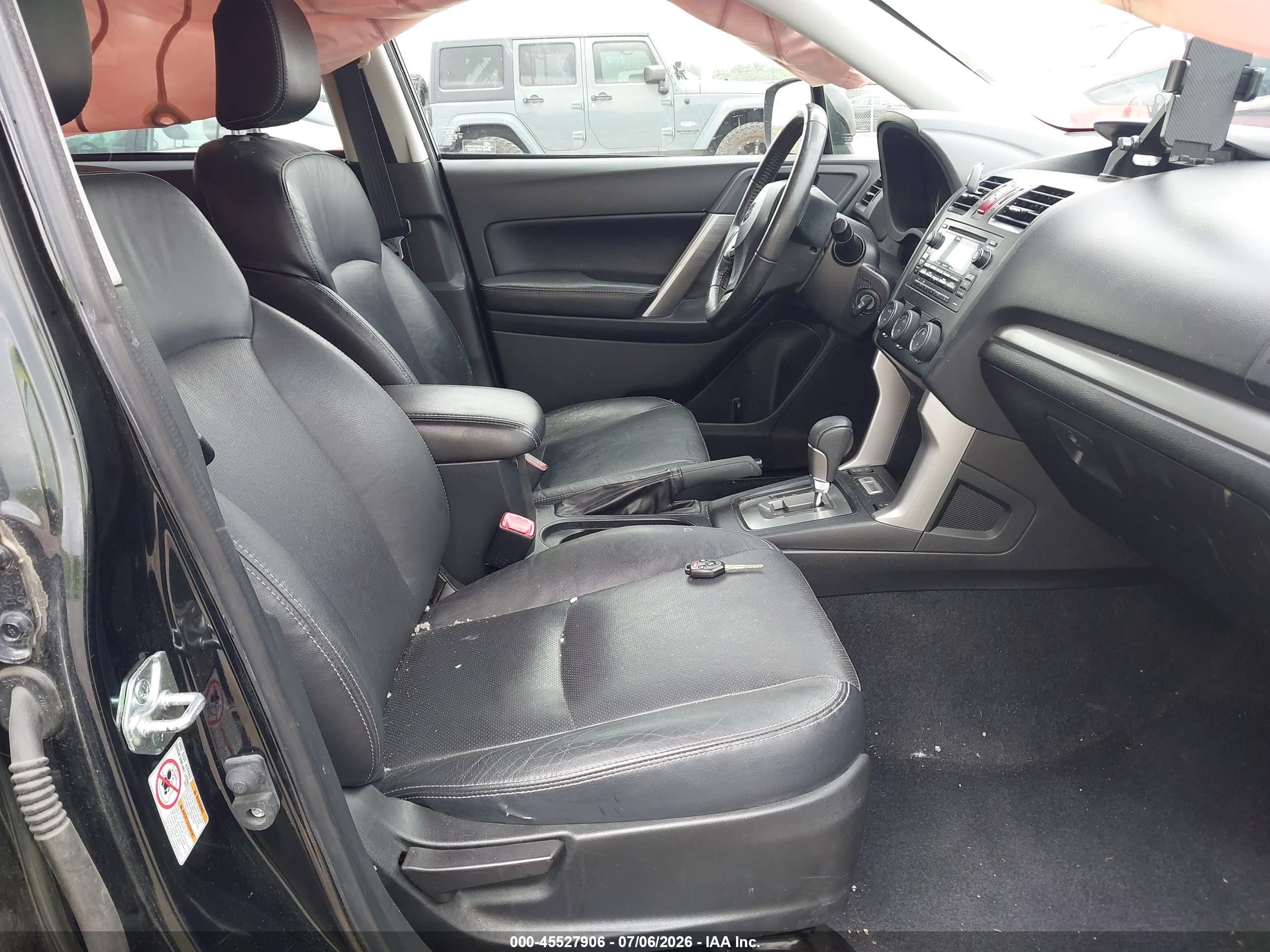 2015 Subaru Forester 2.5i Limited Black vin: JF2SJAHC1FH448754