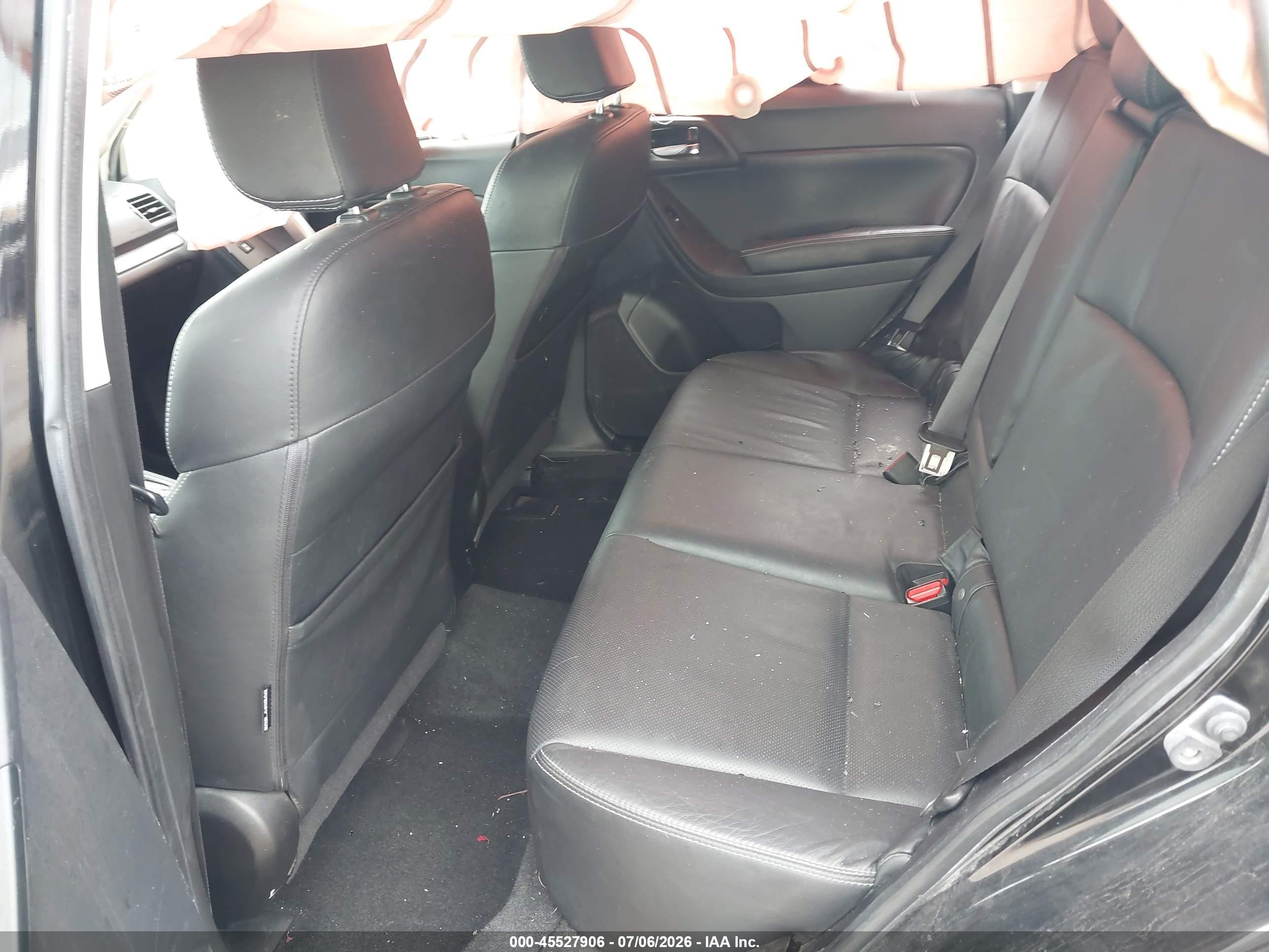 2015 Subaru Forester 2.5i Limited Black vin: JF2SJAHC1FH448754