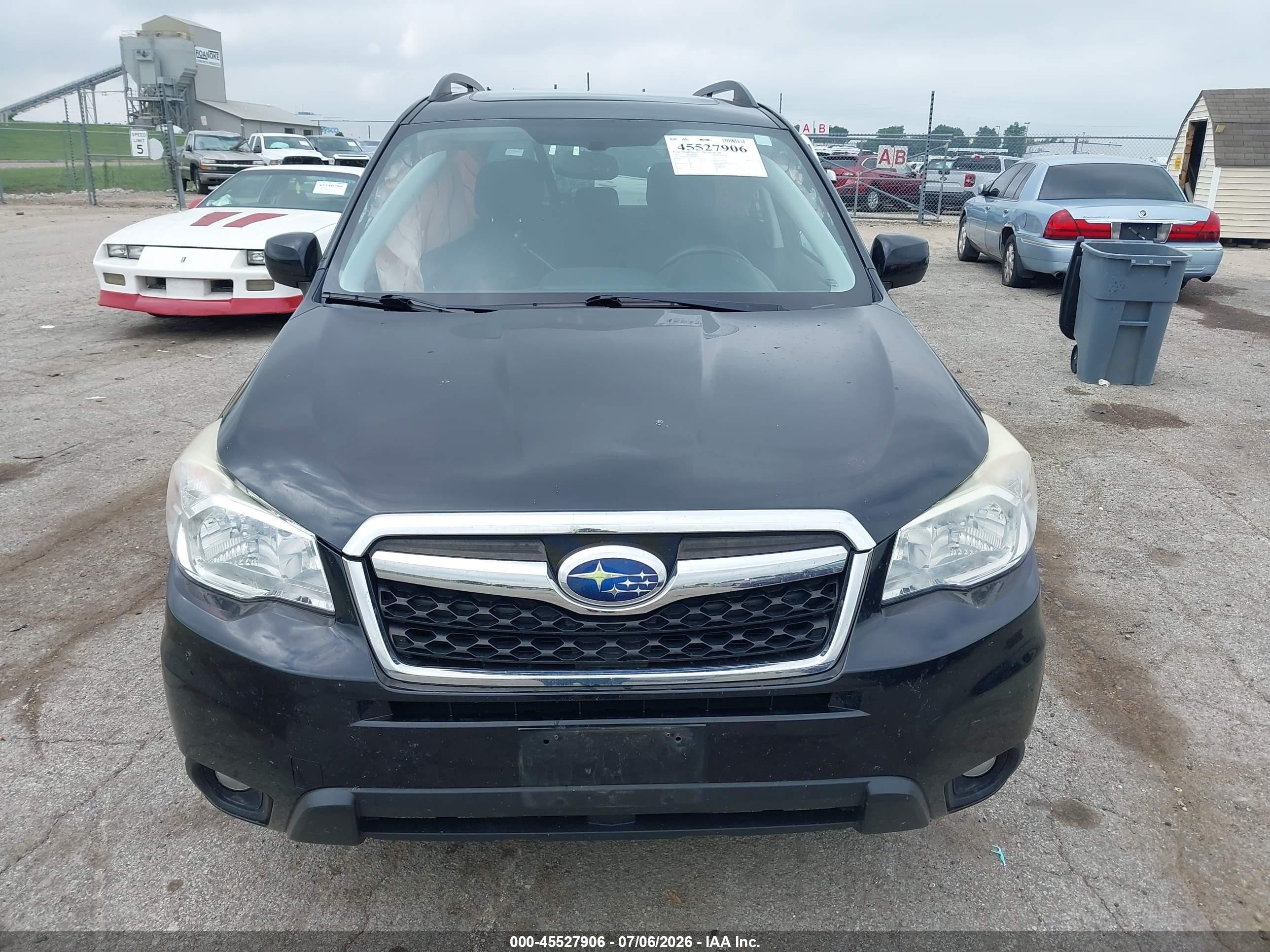 2015 Subaru Forester 2.5i Limited Black vin: JF2SJAHC1FH448754