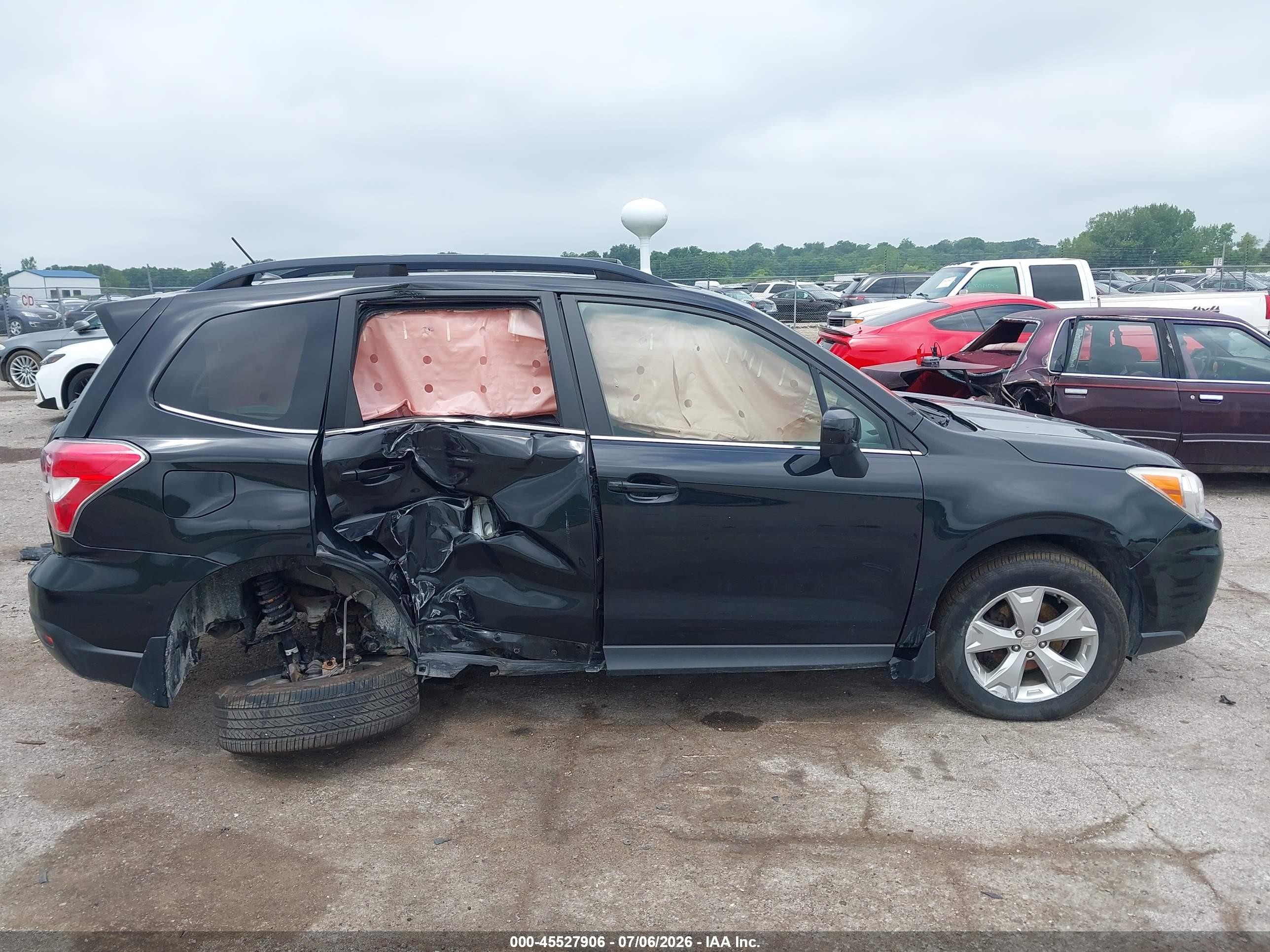 2015 Subaru Forester 2.5i Limited Black vin: JF2SJAHC1FH448754