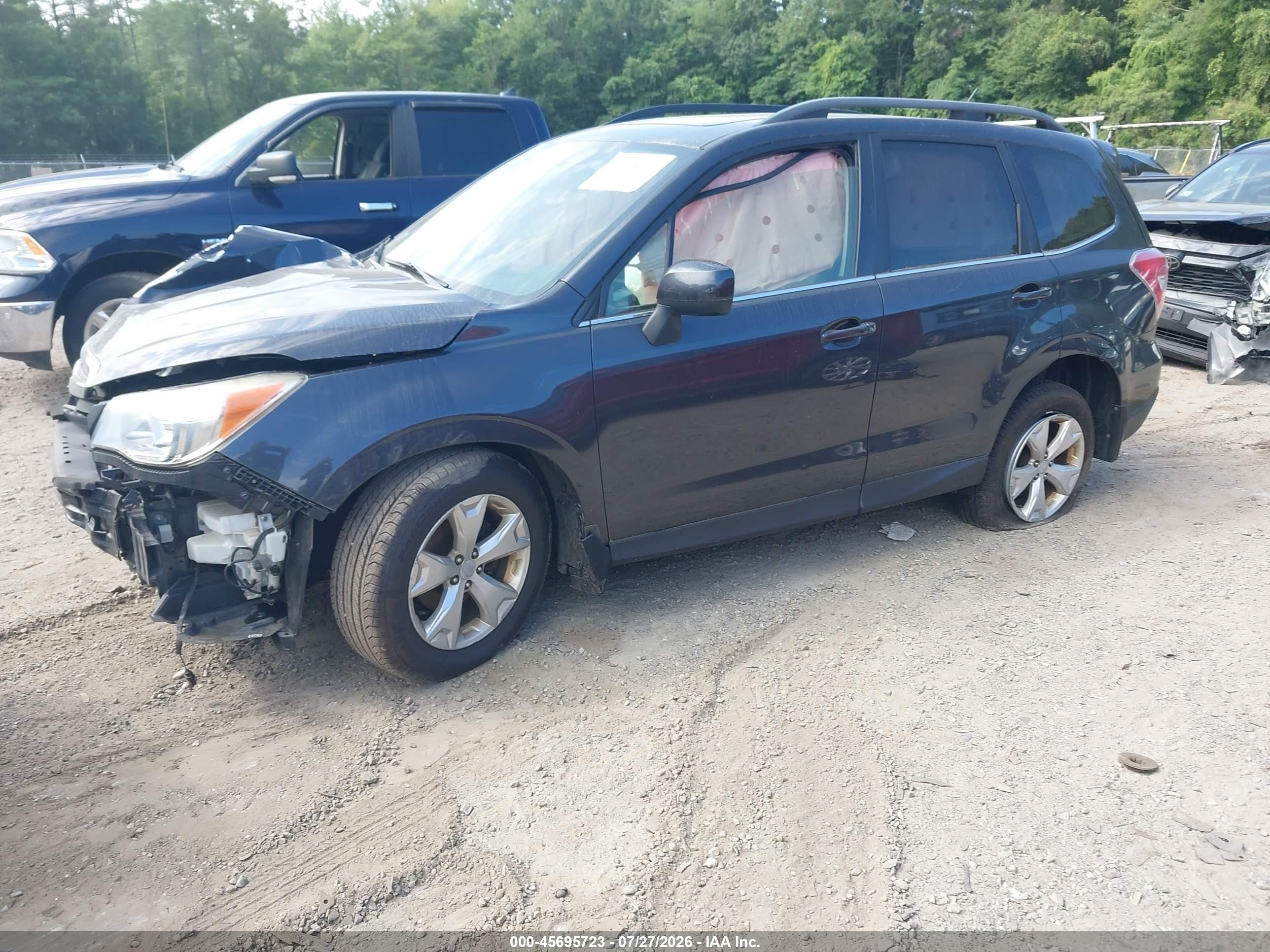 2015 Subaru Forester 2.5i Limited Black vin: JF2SJAHC1FH458863