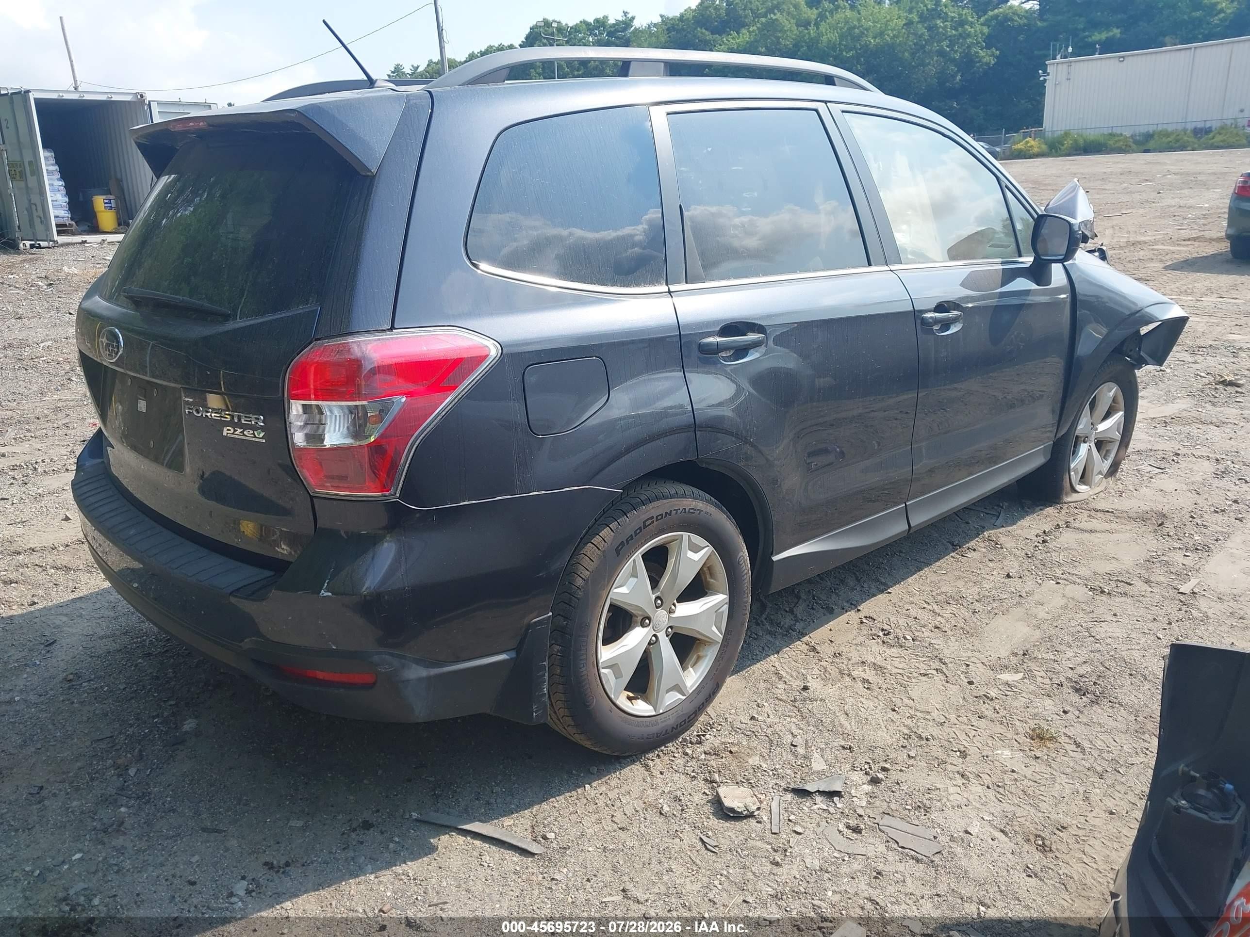 2015 Subaru Forester 2.5i Limited Black vin: JF2SJAHC1FH458863
