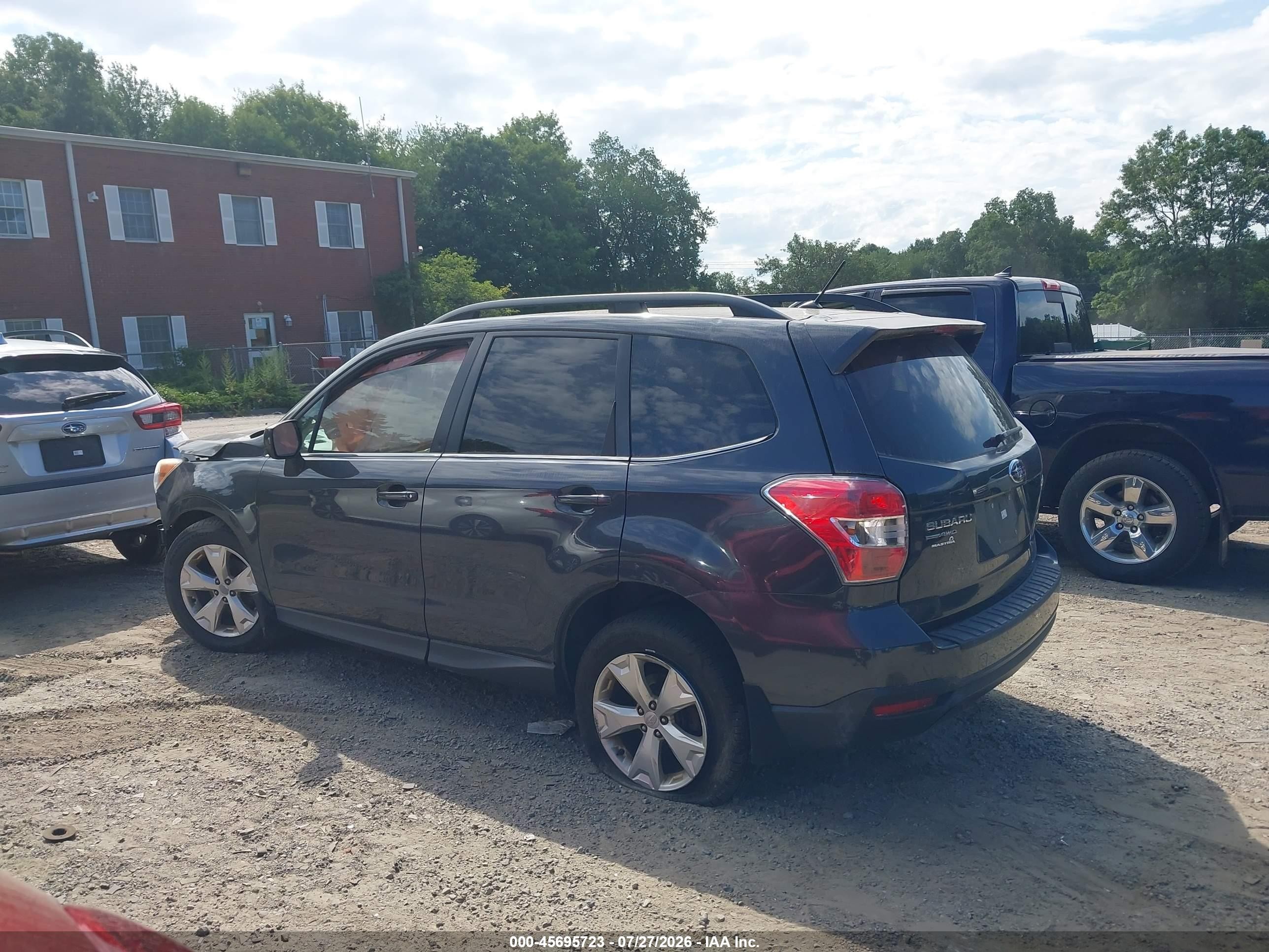 2015 Subaru Forester 2.5i Limited Black vin: JF2SJAHC1FH458863