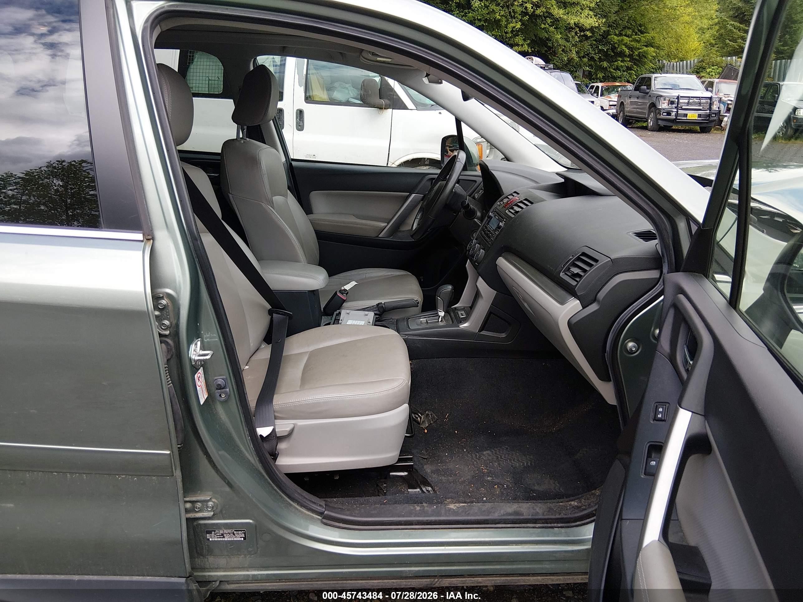 2015 Subaru Forester 2.5i Limited Green vin: JF2SJAHC1FH473217