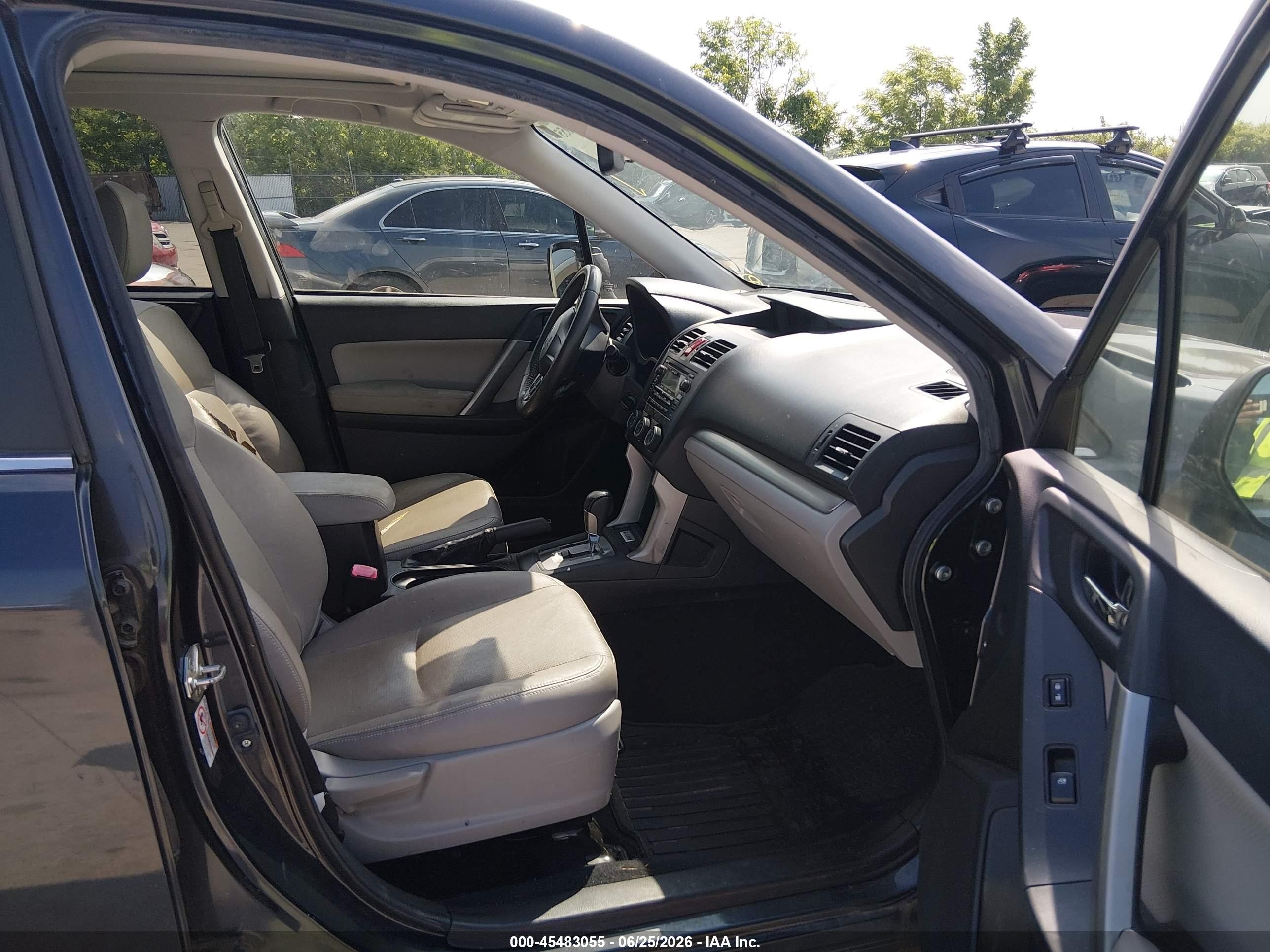 2015 Subaru Forester 2.5i Limited Black vin: JF2SJAHC1FH821209