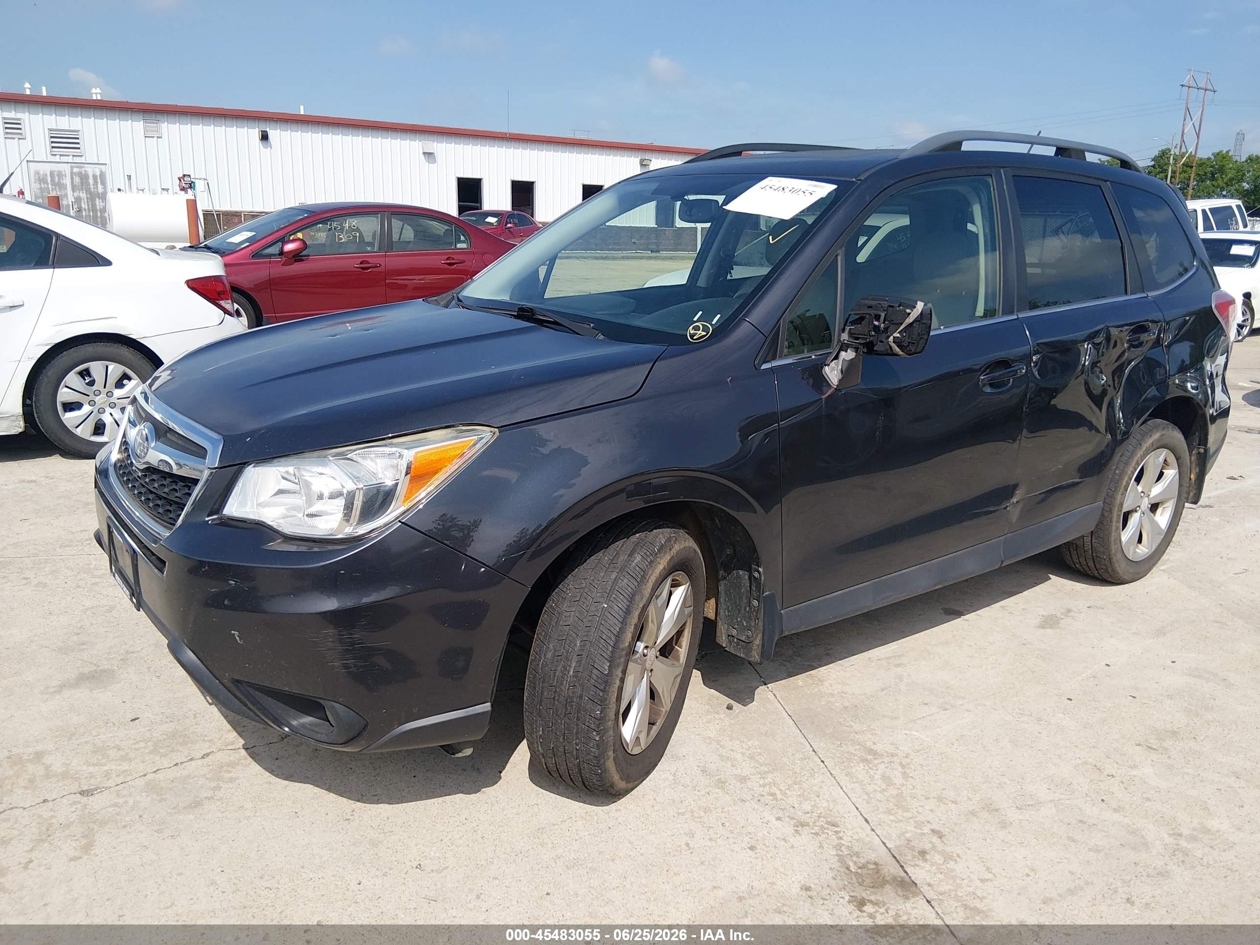 2015 Subaru Forester 2.5i Limited Black vin: JF2SJAHC1FH821209