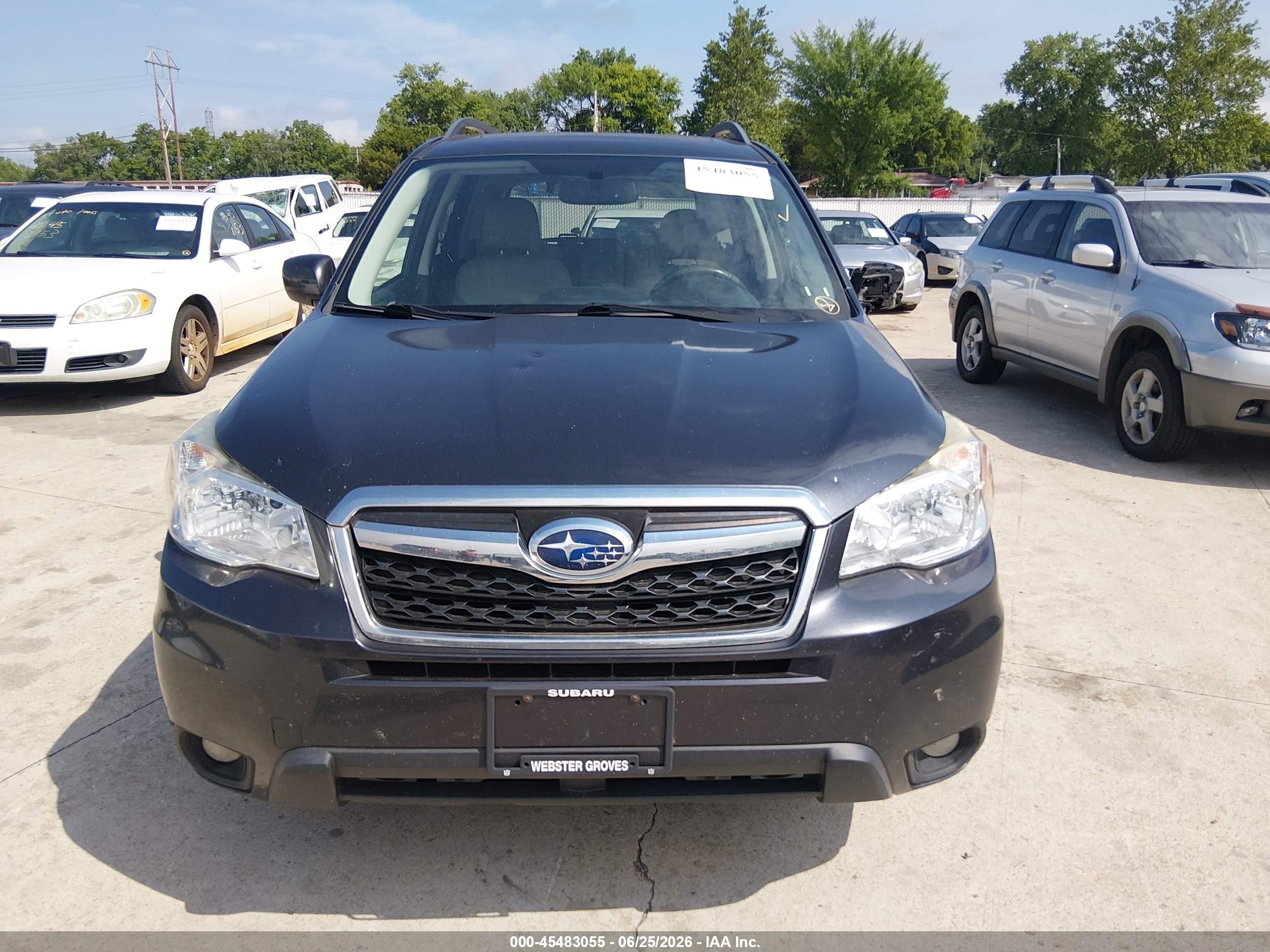 2015 Subaru Forester 2.5i Limited Black vin: JF2SJAHC1FH821209