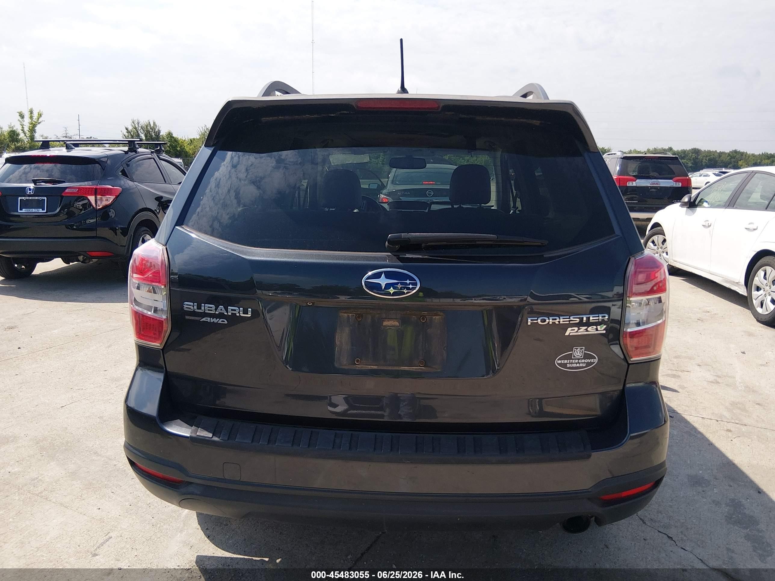 2015 Subaru Forester 2.5i Limited Black vin: JF2SJAHC1FH821209